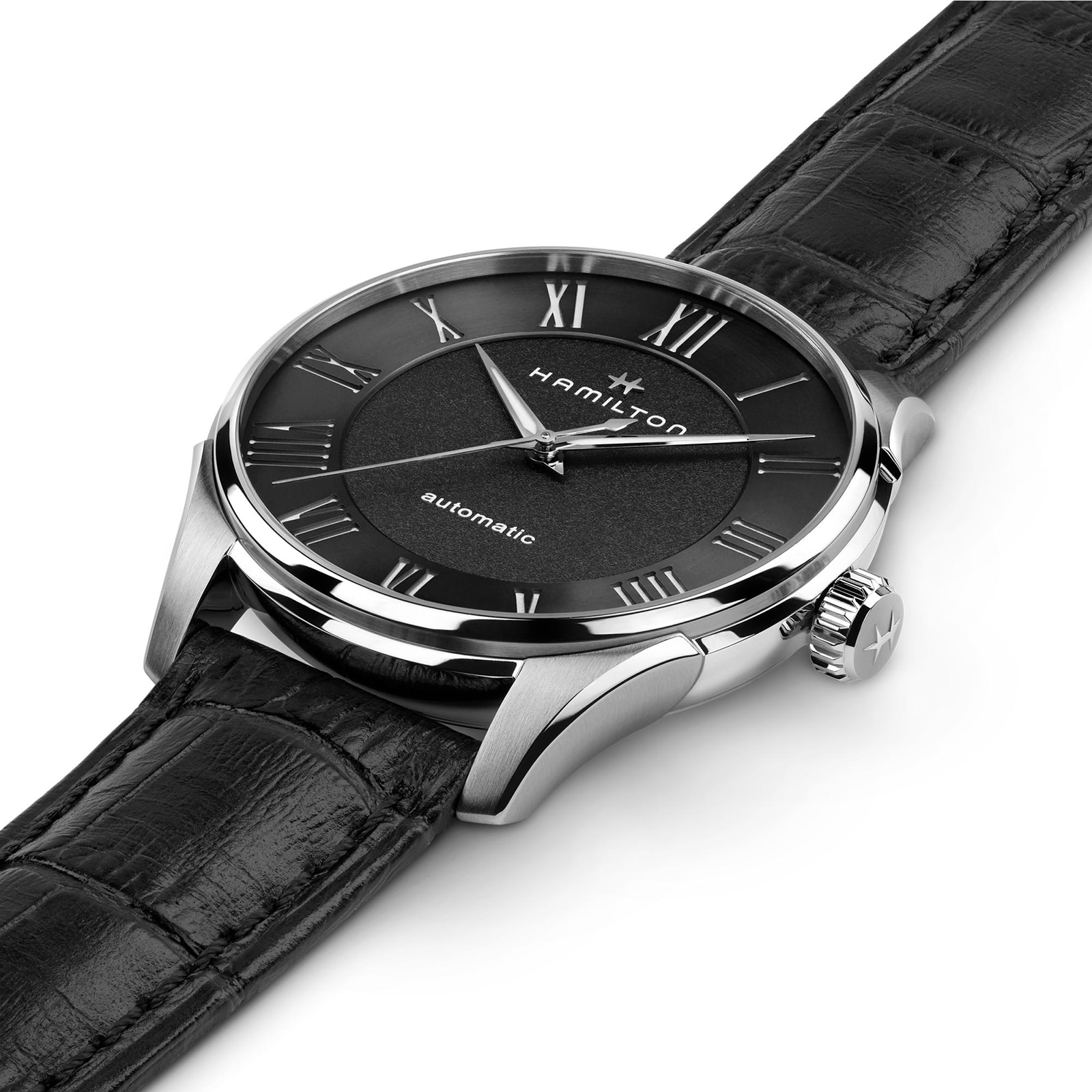 Hamilton Jazzmaster H42535730 | Automatic Black Dial | 40mm Stainless Steel - Image 3