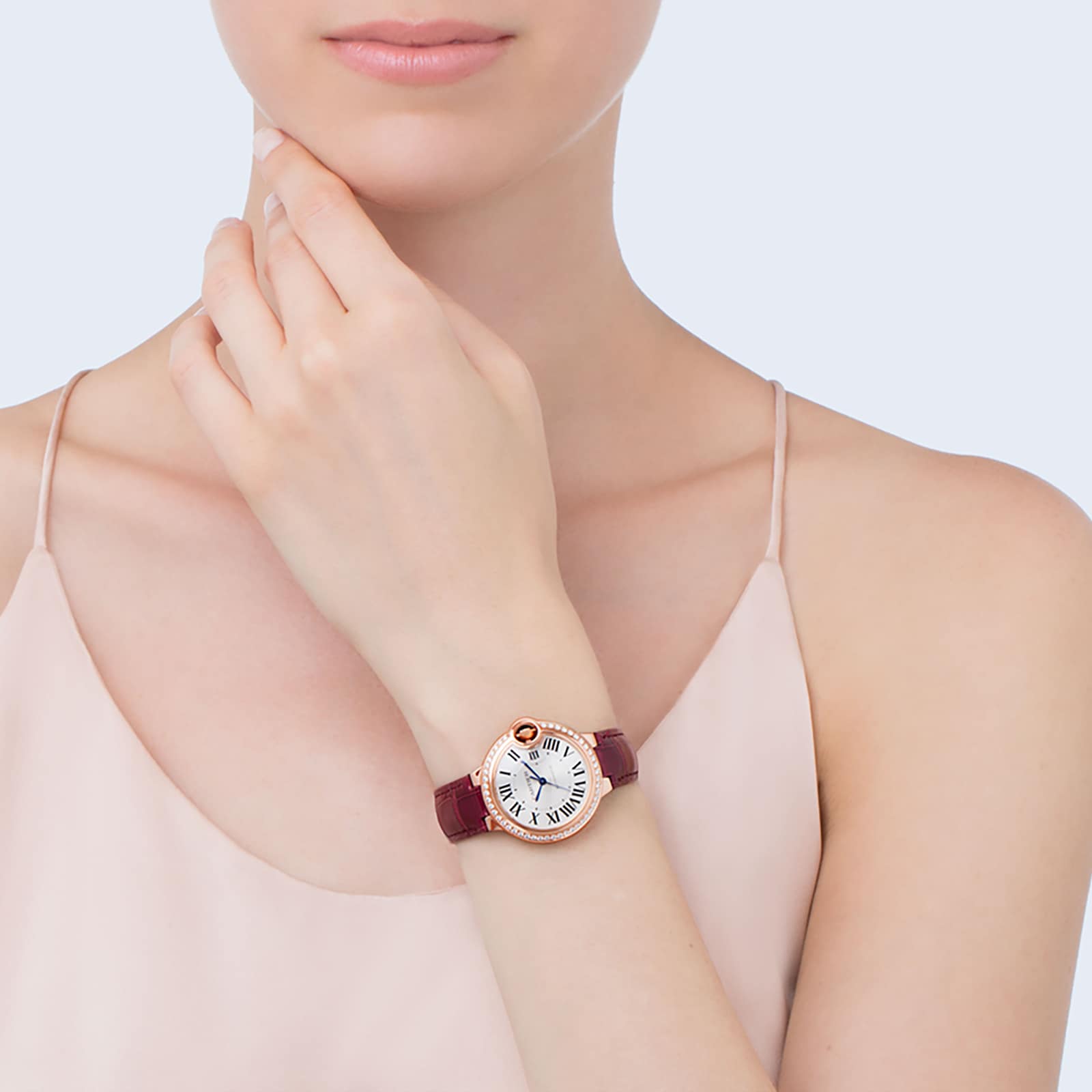 Cartier Ballon Bleu de Cartier 33mm Rose Gold Automatic Watch | Silver Dial - Image 3