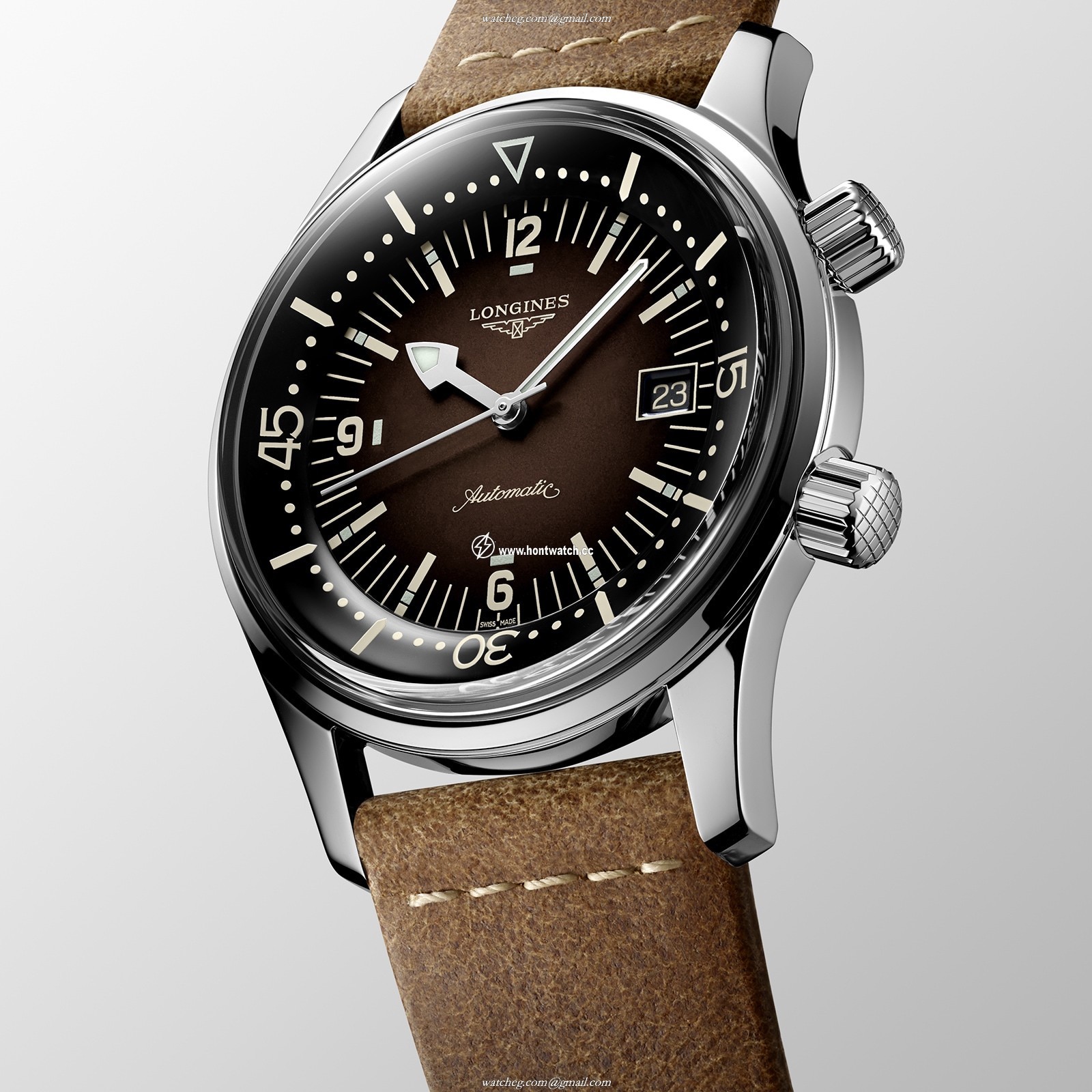 Longines Legend Diver L37744602 | 42mm Automatic | Brown Dial | 300m Water Resistant - Image 2