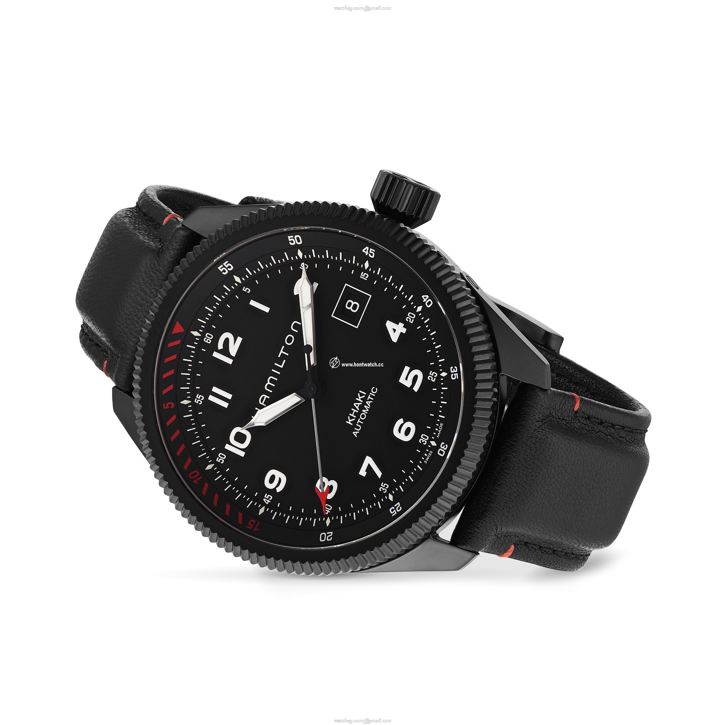 Hamilton Khaki Aviation H76695733 | 42mm Automatic Black Dial | Stainless Steel - Image 2