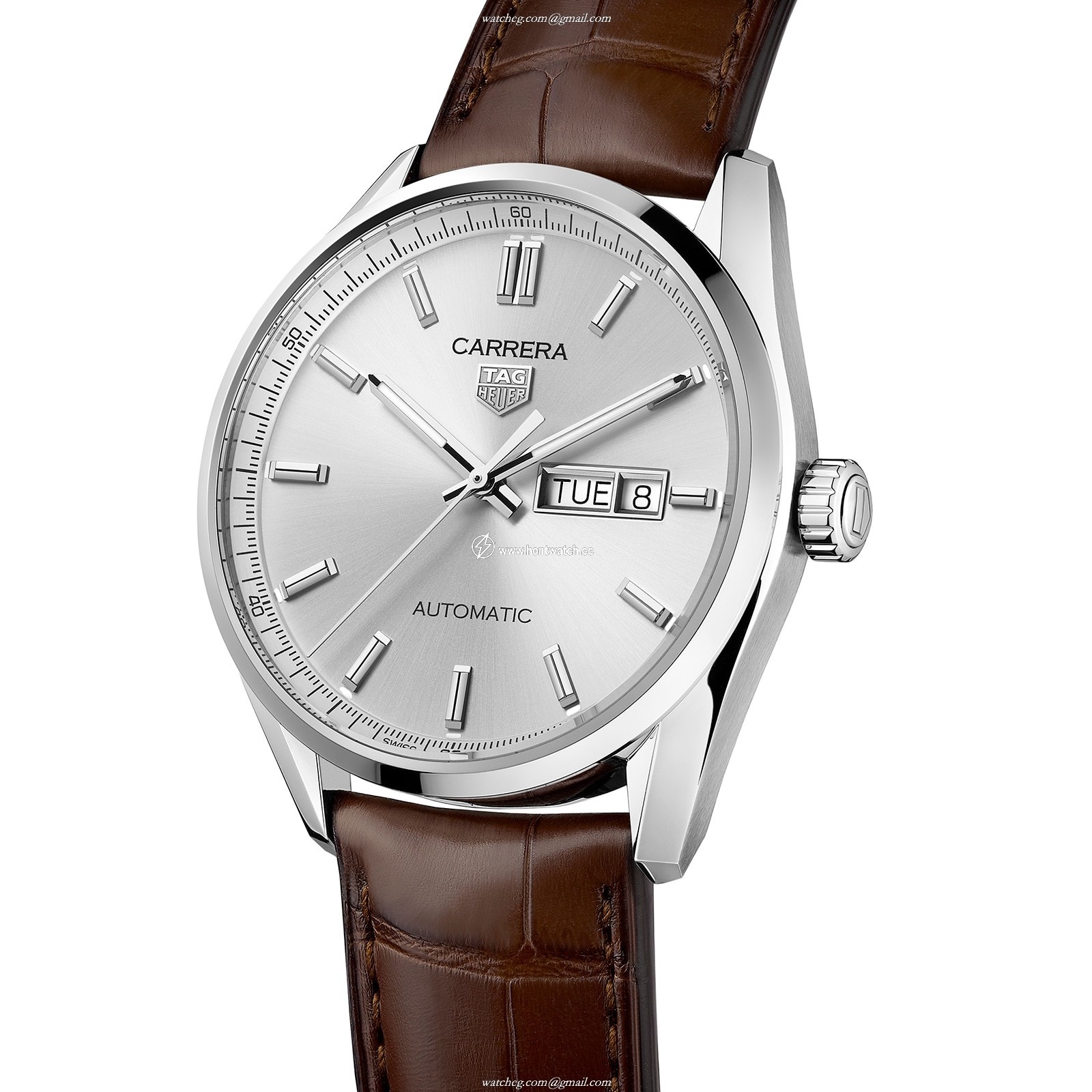 TAG Heuer Carrera Automatic Silver Dial - 41mm Stainless Steel Watch - Image 2