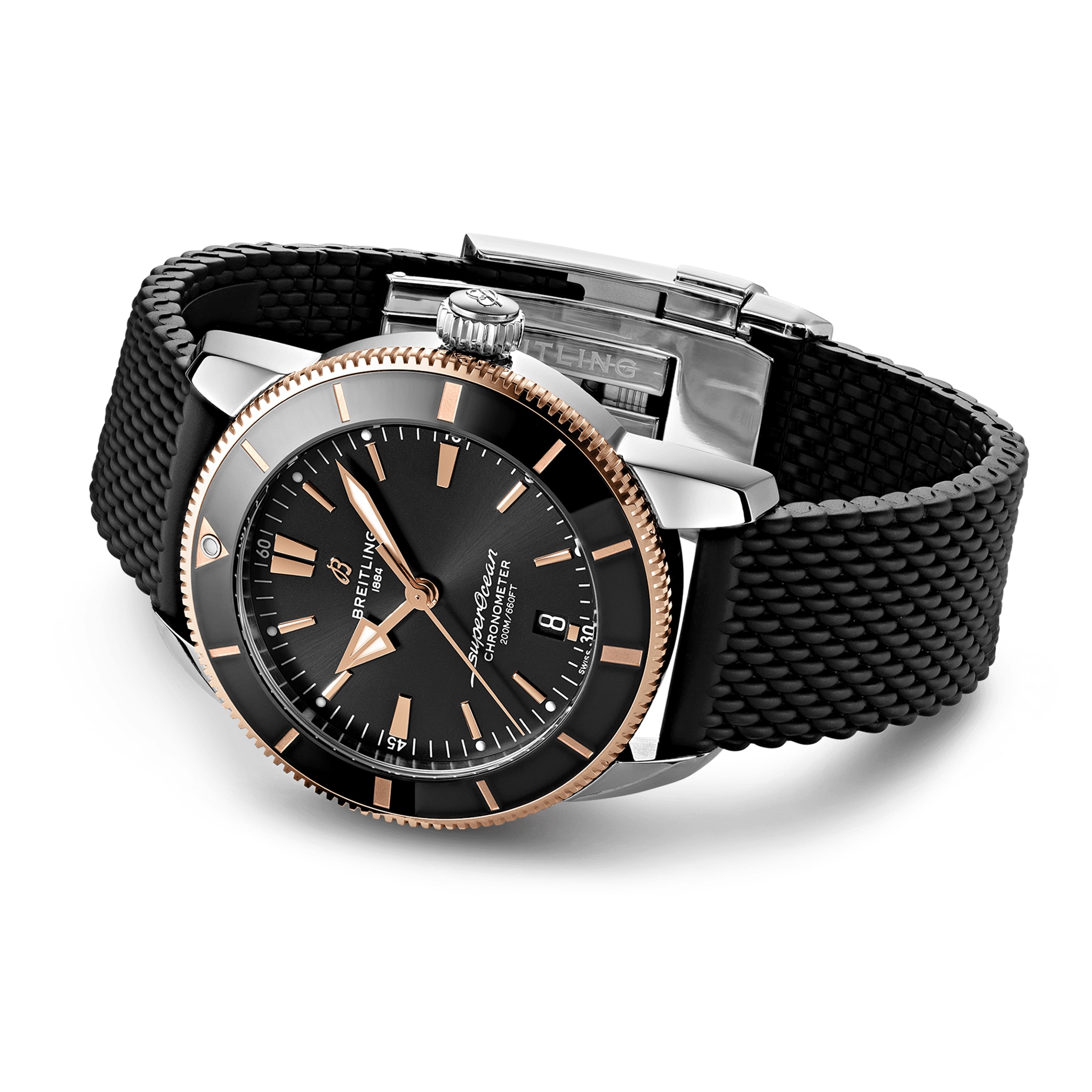 Breitling Superocean Heritage 44mm Automatic Black Dial - Stainless Steel - Image 3