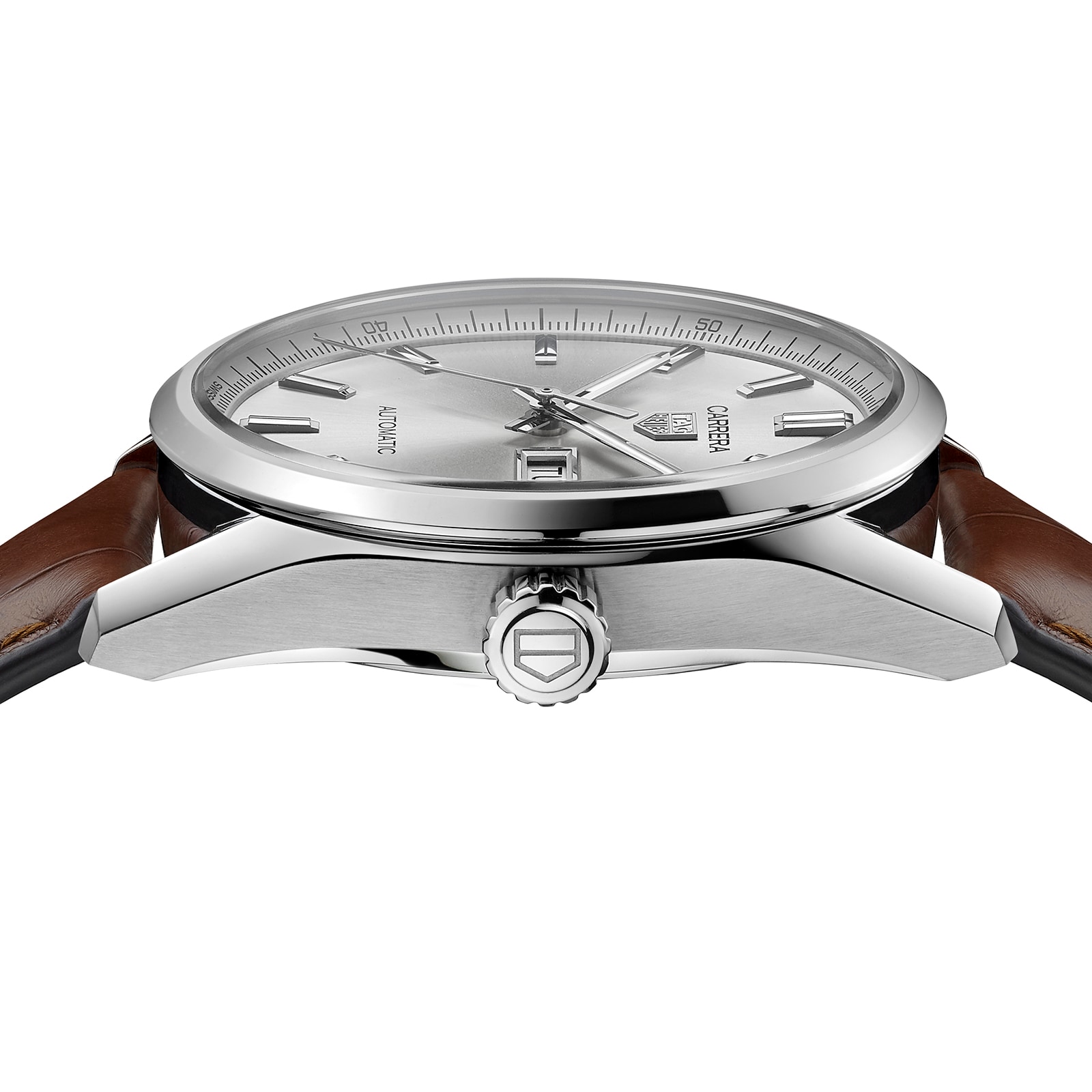 TAG Heuer Carrera Automatic Silver Dial - 41mm Stainless Steel Watch - Image 3