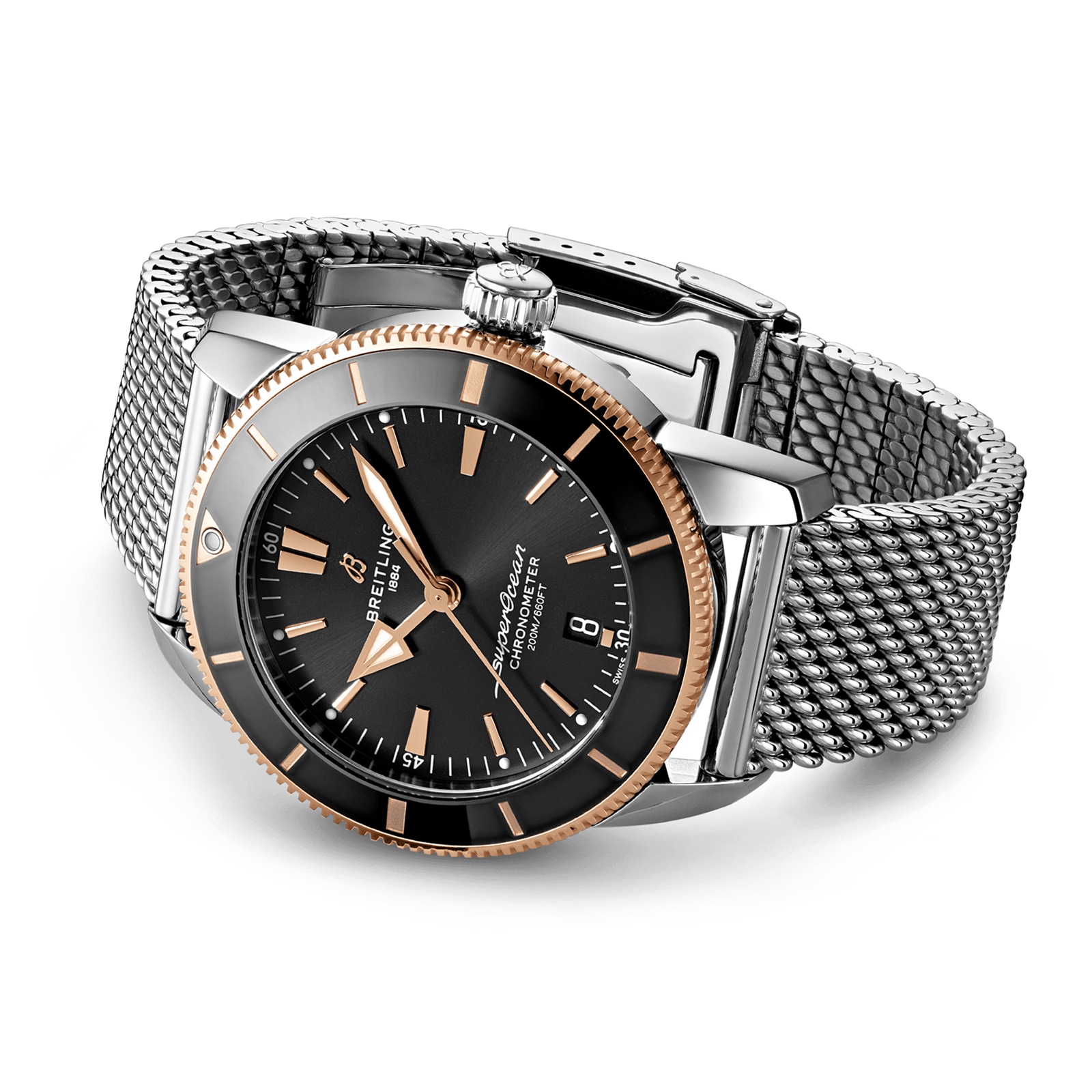 Breitling Superocean Heritage 44mm Automatic Black Dial - Stainless Steel - Image 3