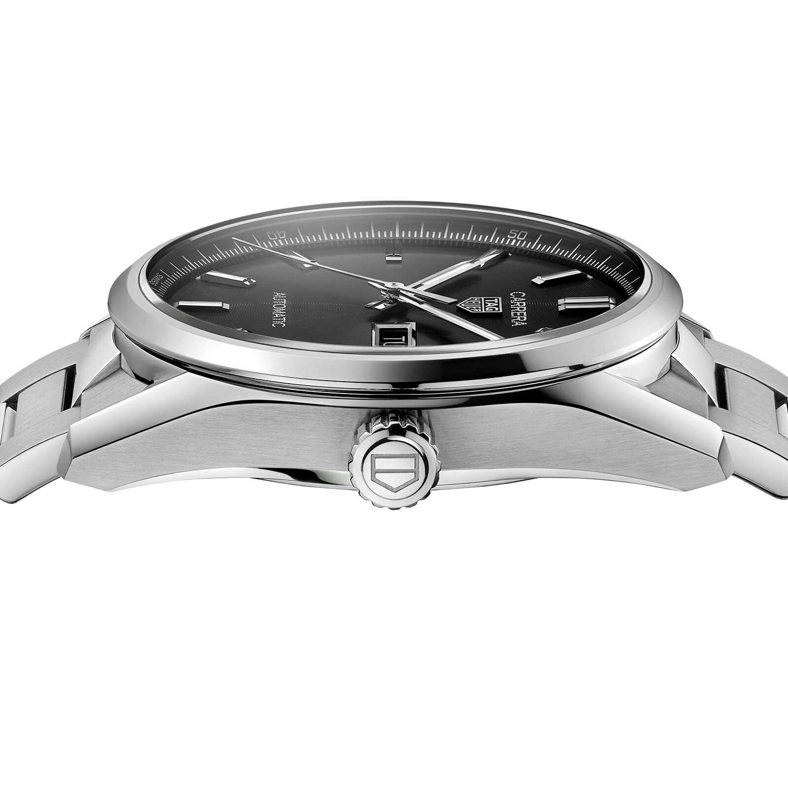 TAG Heuer Carrera Automatic Watch - 41mm Black Dial - Stainless Steel - Image 3