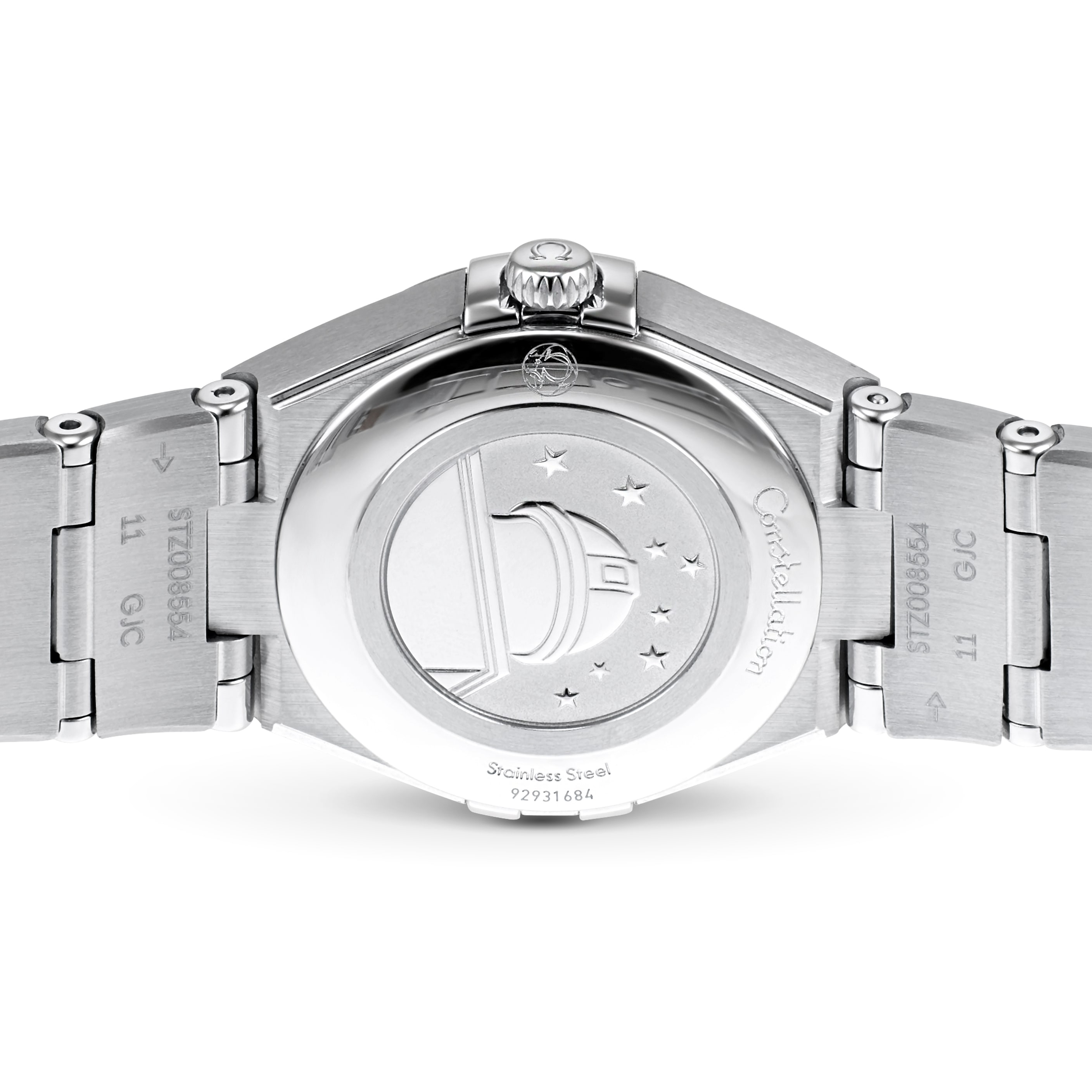 Omega Constellation Grey Dial Diamond Bezel Quartz Watch | Stainless Steel - Image 4
