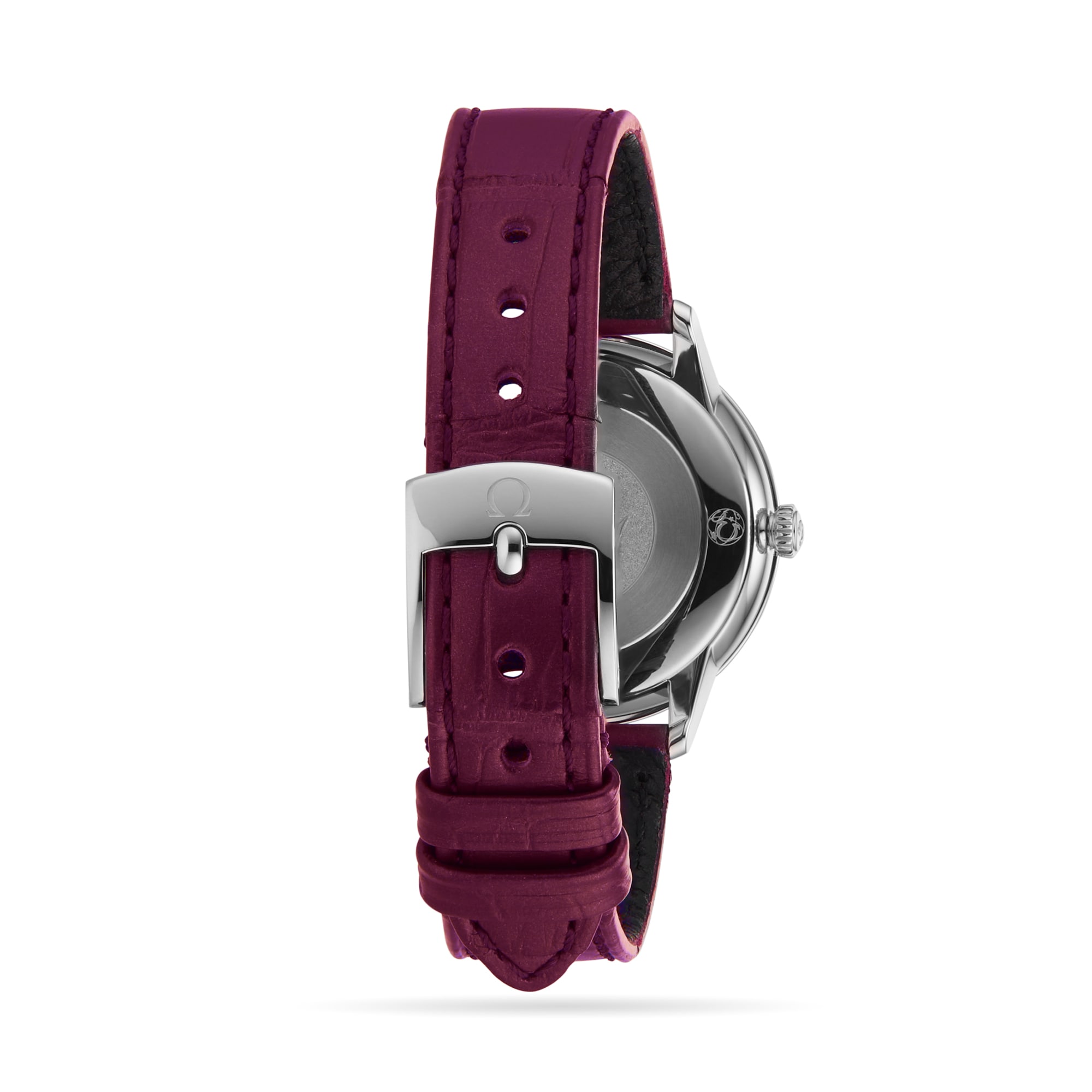 Omega Deville Prestige Red Dial | Stainless Steel & Calfskin | Quartz Watch - Image 4