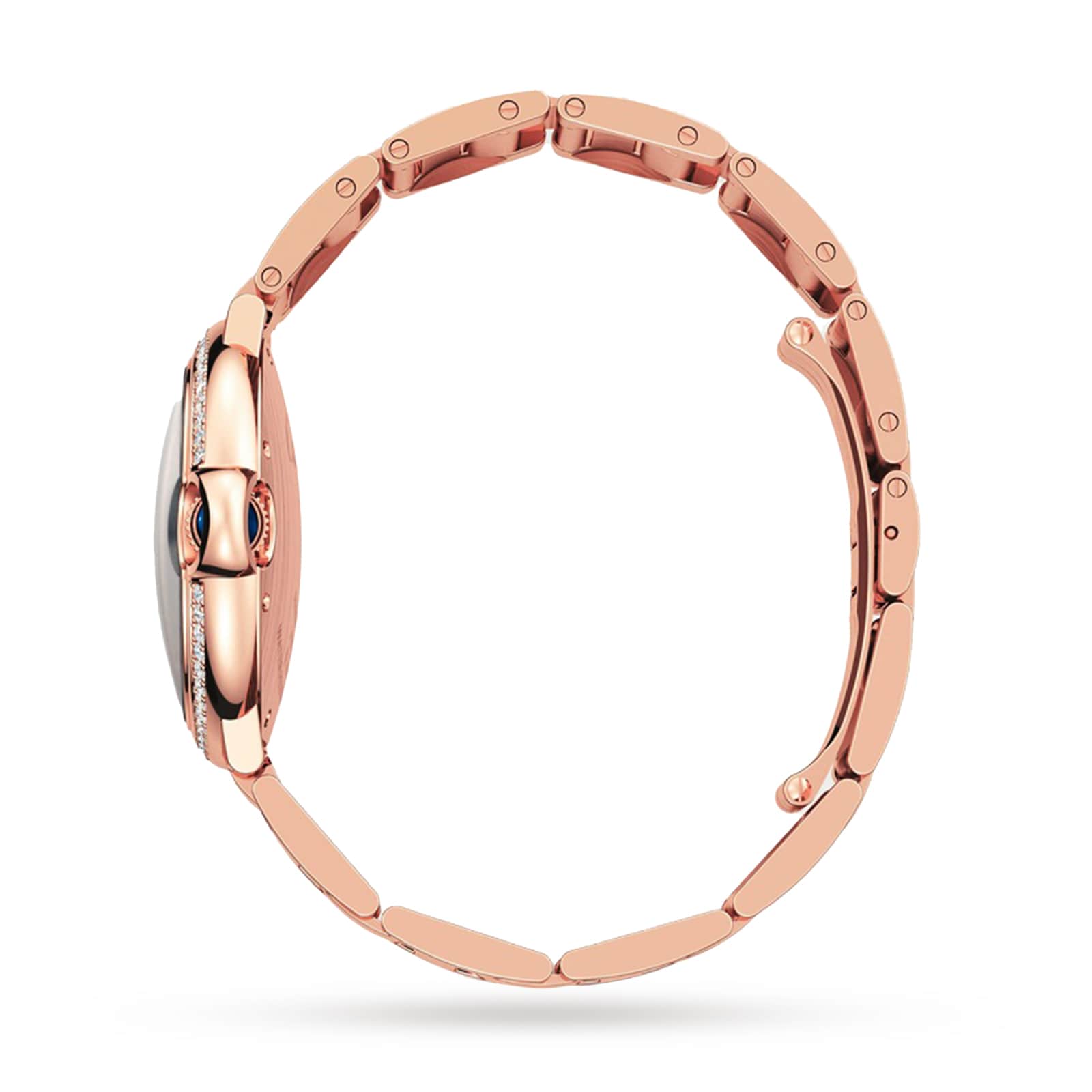 Cartier Ballon Bleu 36mm Rose Gold Automatic Watch - Silver Dial | WJBB0064 - Image 4
