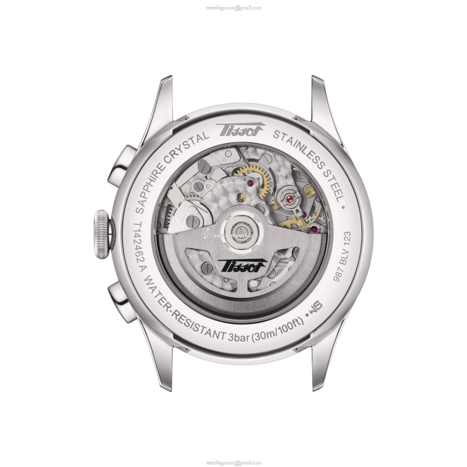 Tissot T-Heritage Automatic Watch - Silver Dial - 42mm Stainless Steel & Rose Gold - Image 2
