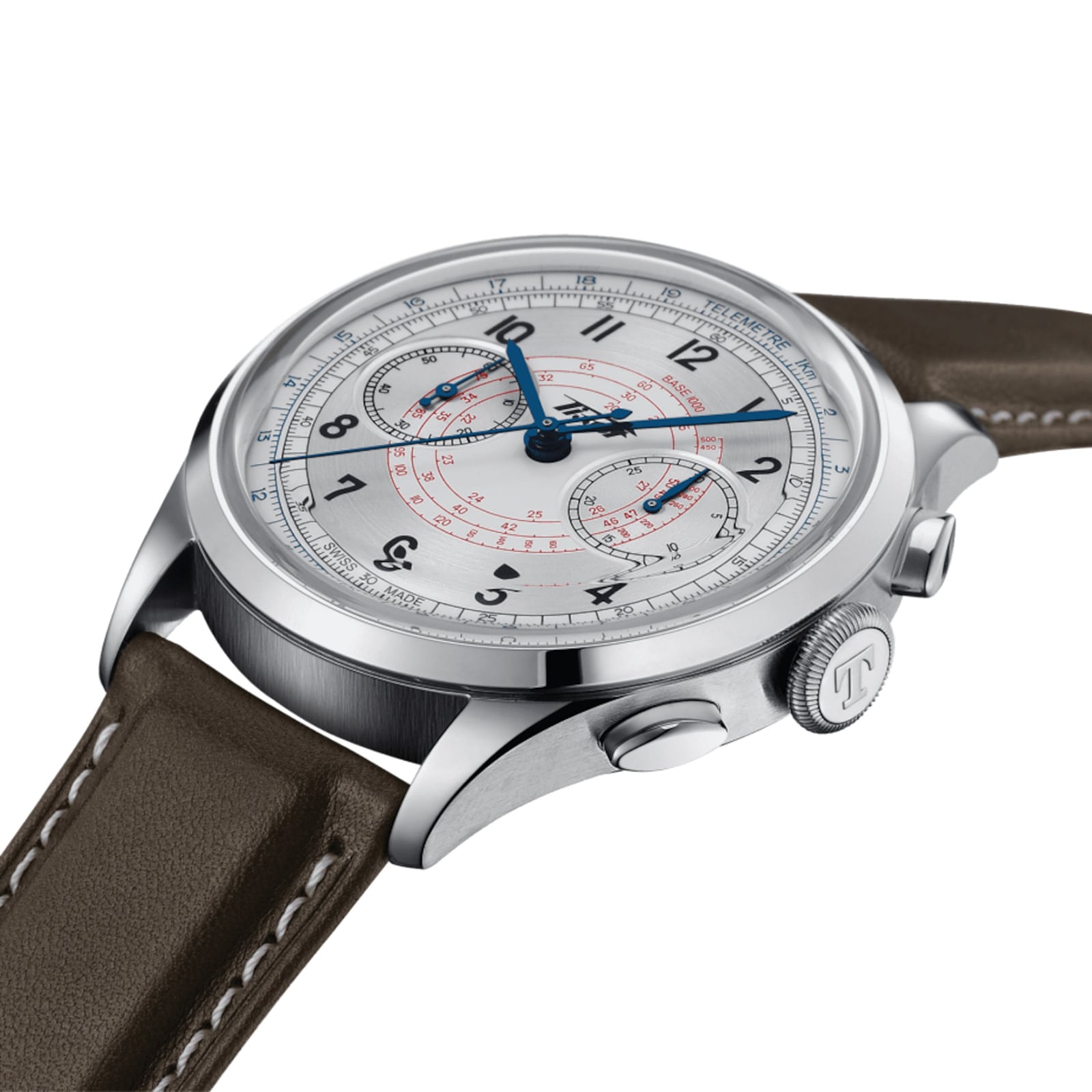 Tissot T-Heritage Automatic Watch - Silver Dial - 42mm Stainless Steel & Rose Gold - Image 3