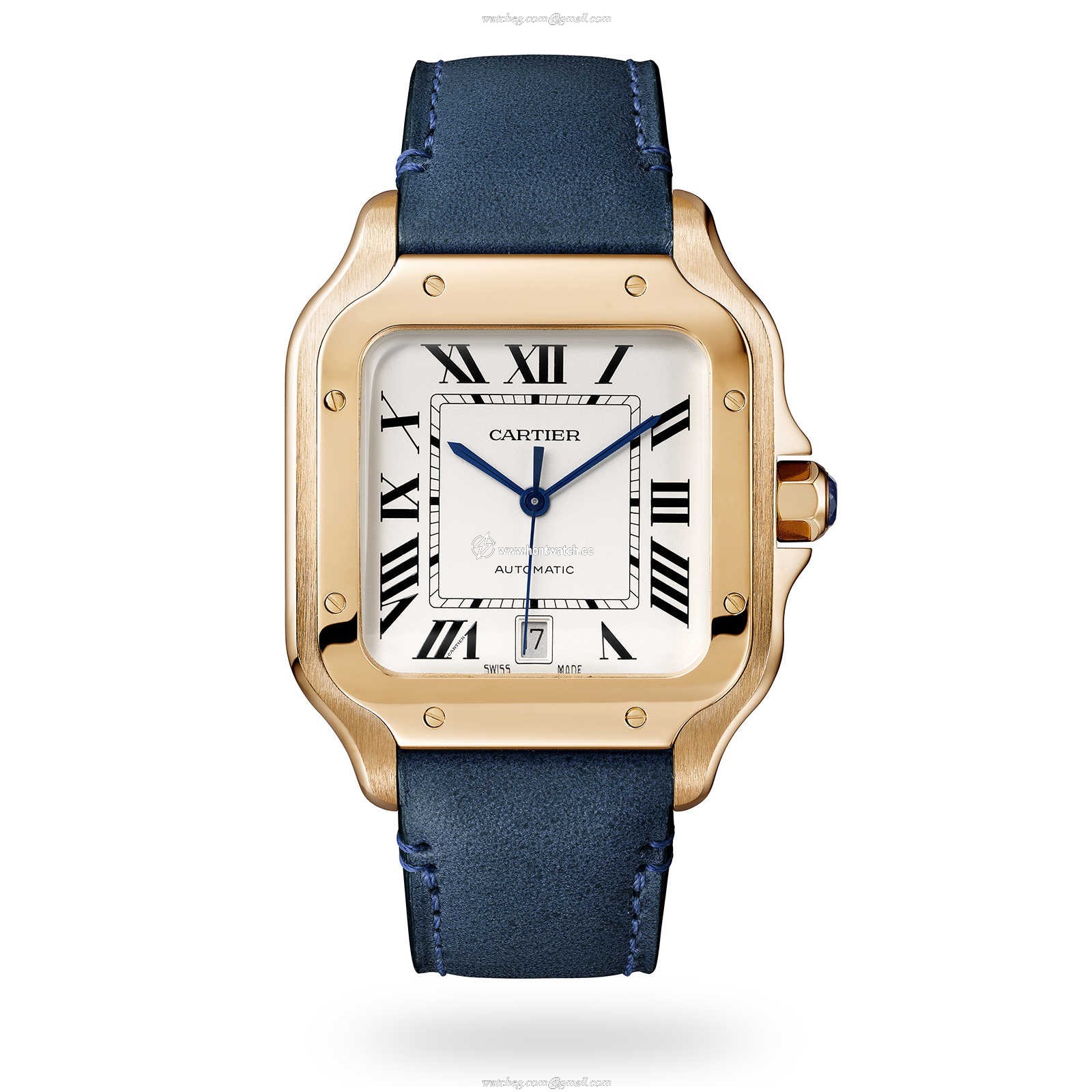 Cartier Santos de Cartier WGSA0019 - 40mm Rose Gold Automatic Watch - Image 2