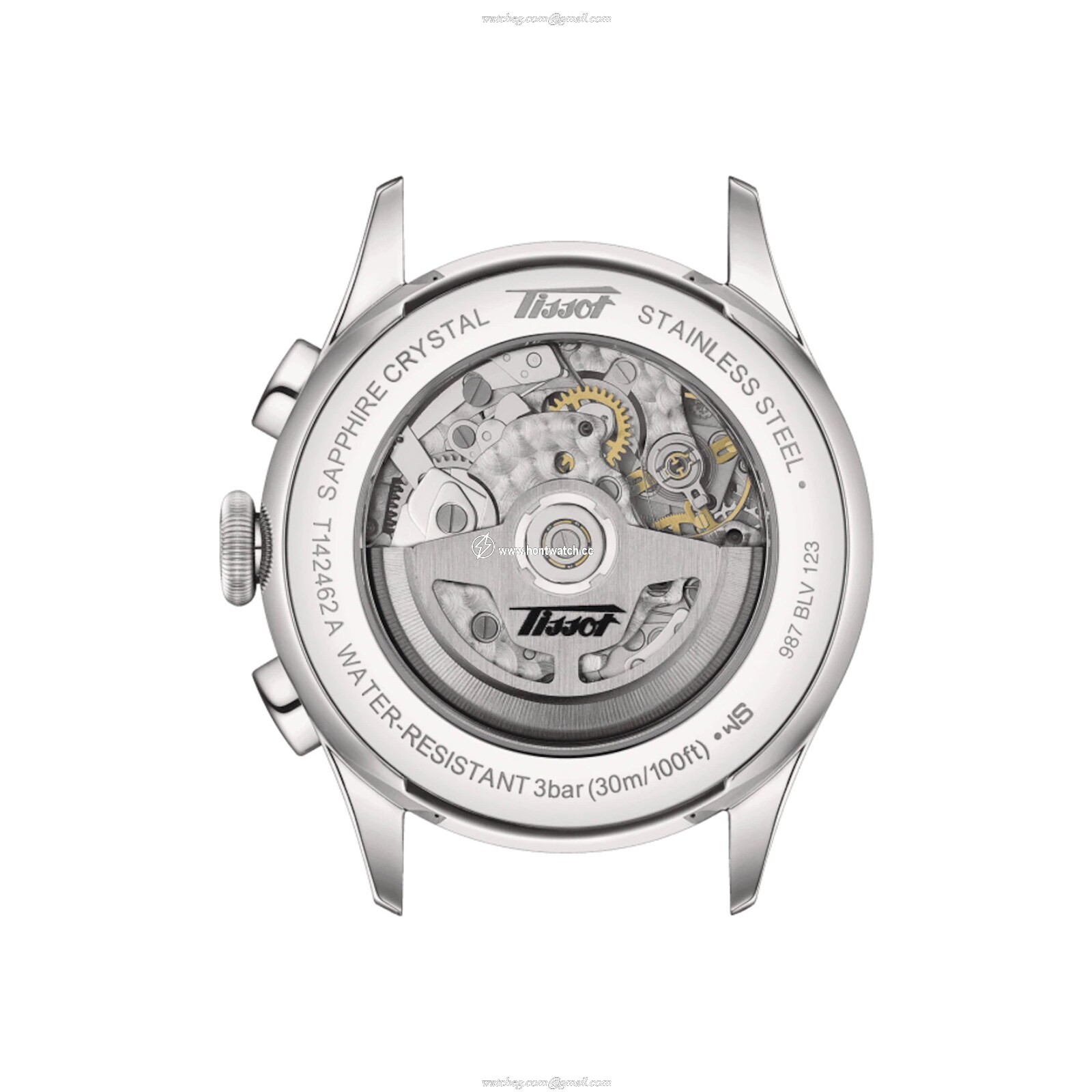 Tissot T-Heritage Automatic Watch - 42mm Black Dial & Stainless Steel - Image 2