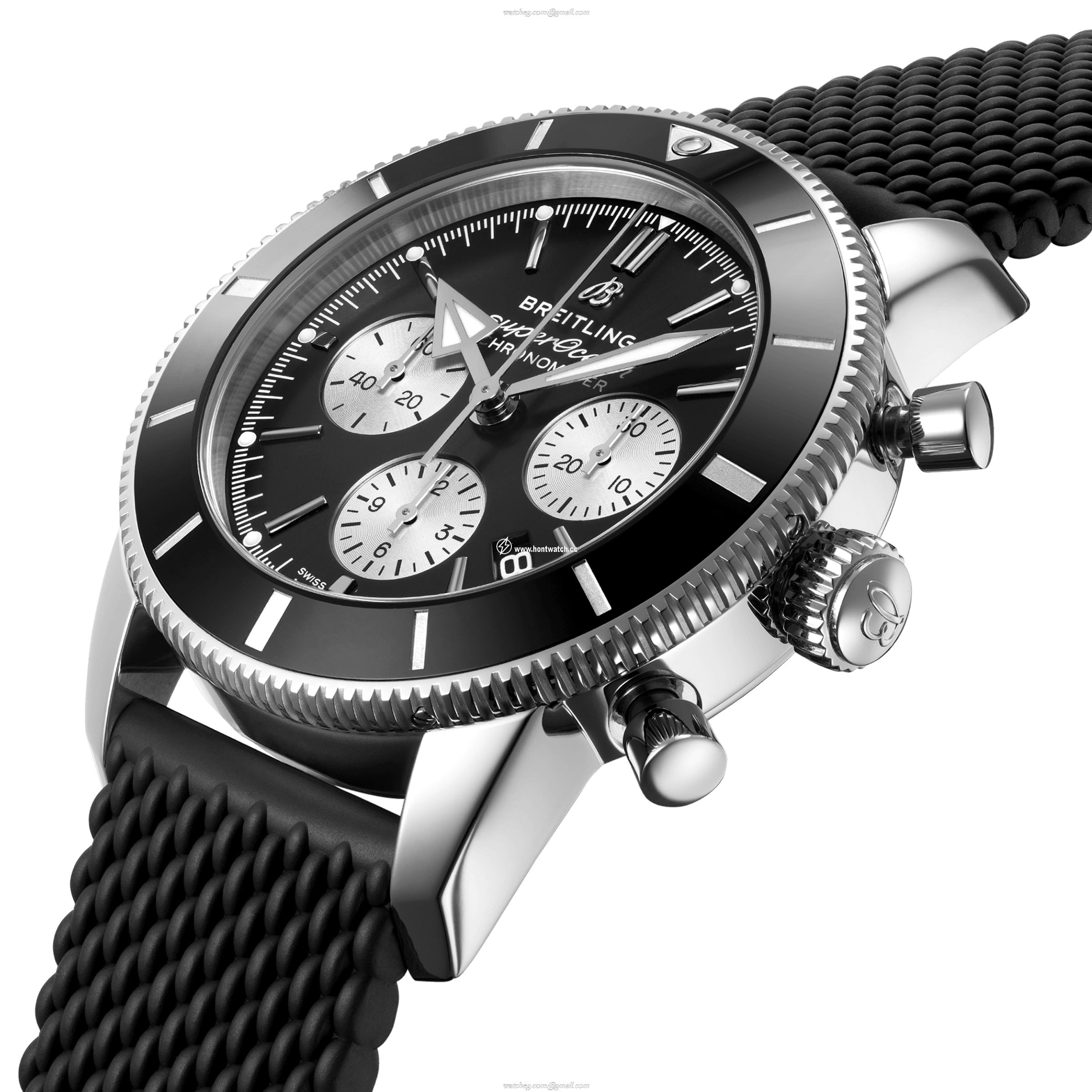 Breitling Superocean Heritage 44mm Automatic Black Dial - Stainless Steel - Image 2