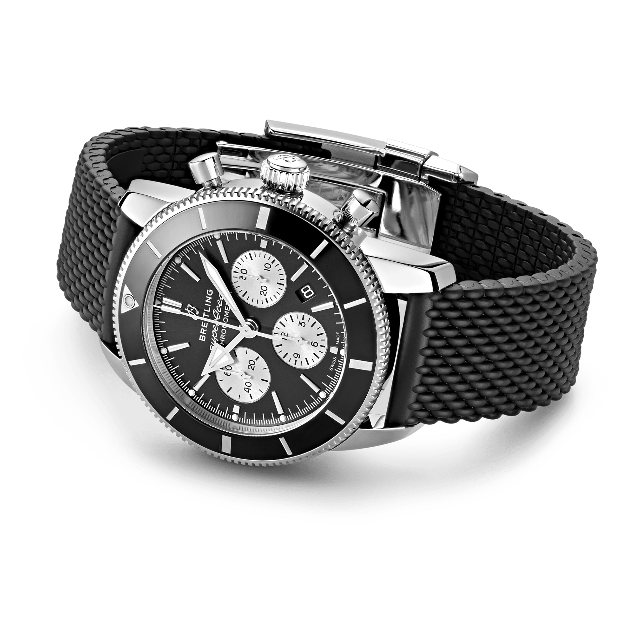 Breitling Superocean Heritage 44mm Automatic Black Dial - Stainless Steel - Image 3
