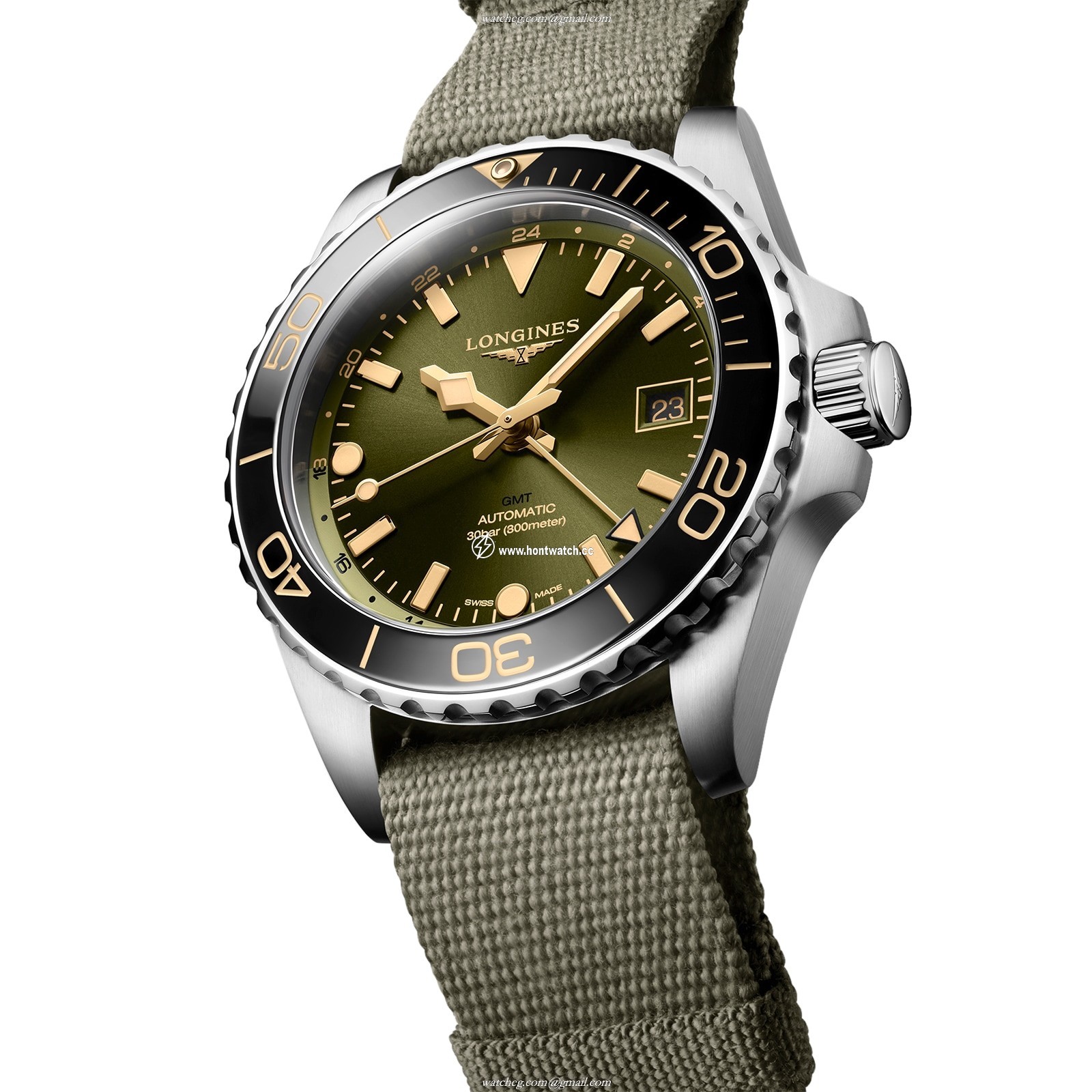 Longines HydroConquest L37904062 | 41mm Green Dial | Automatic Watch - Image 2