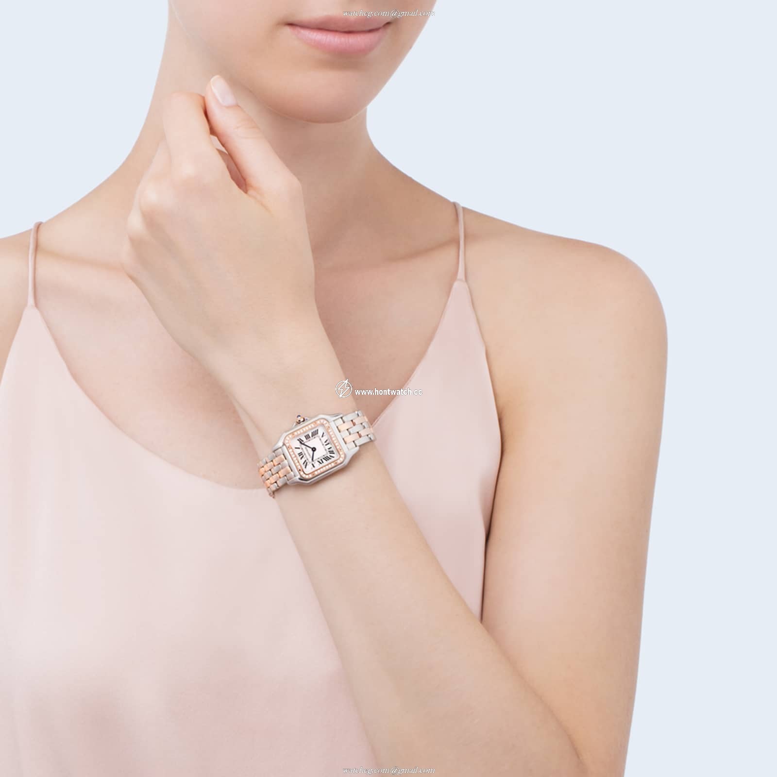 Cartier Panthere de Cartier W3PN0007 | 27mm Steel & Rose Gold Quartz Watch - Image 2
