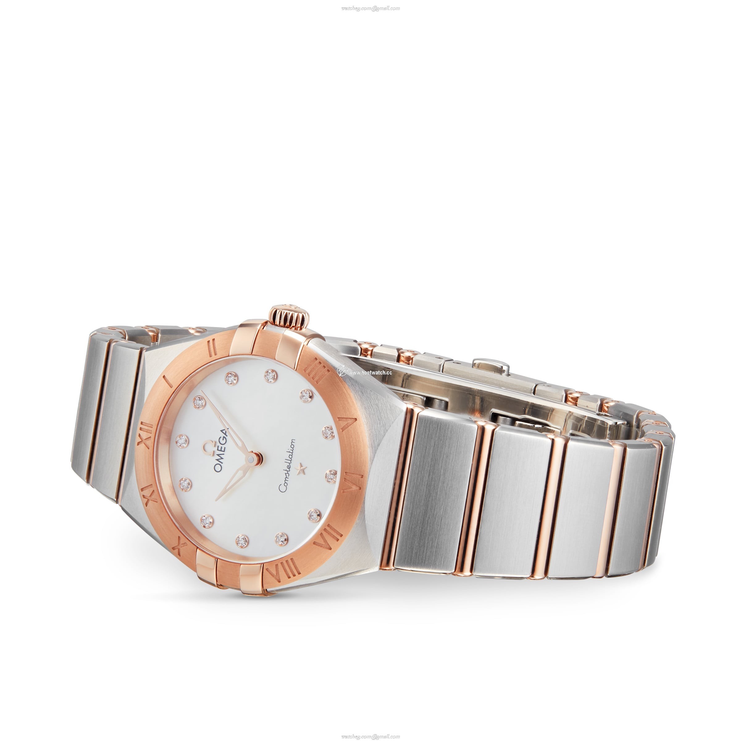 Omega Constellation Replica - 28mm Stainless Steel Quartz Watch - Mother of Pearl Dial - Image 2
