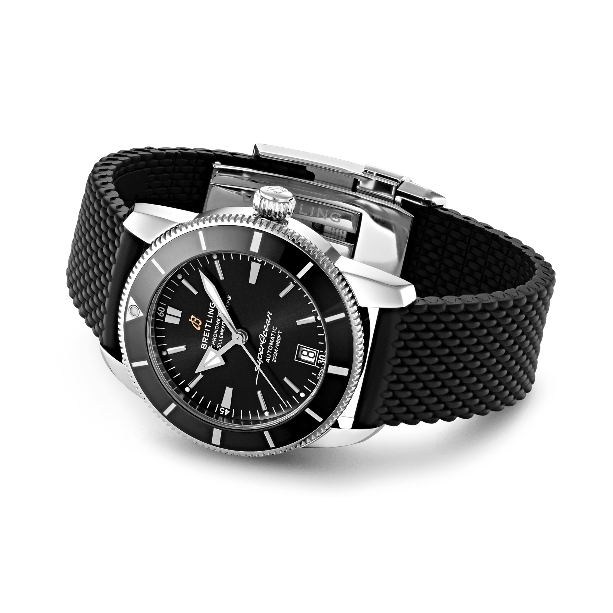 Breitling Superocean Heritage 42mm Automatic Black Dial - Stainless Steel - Image 3