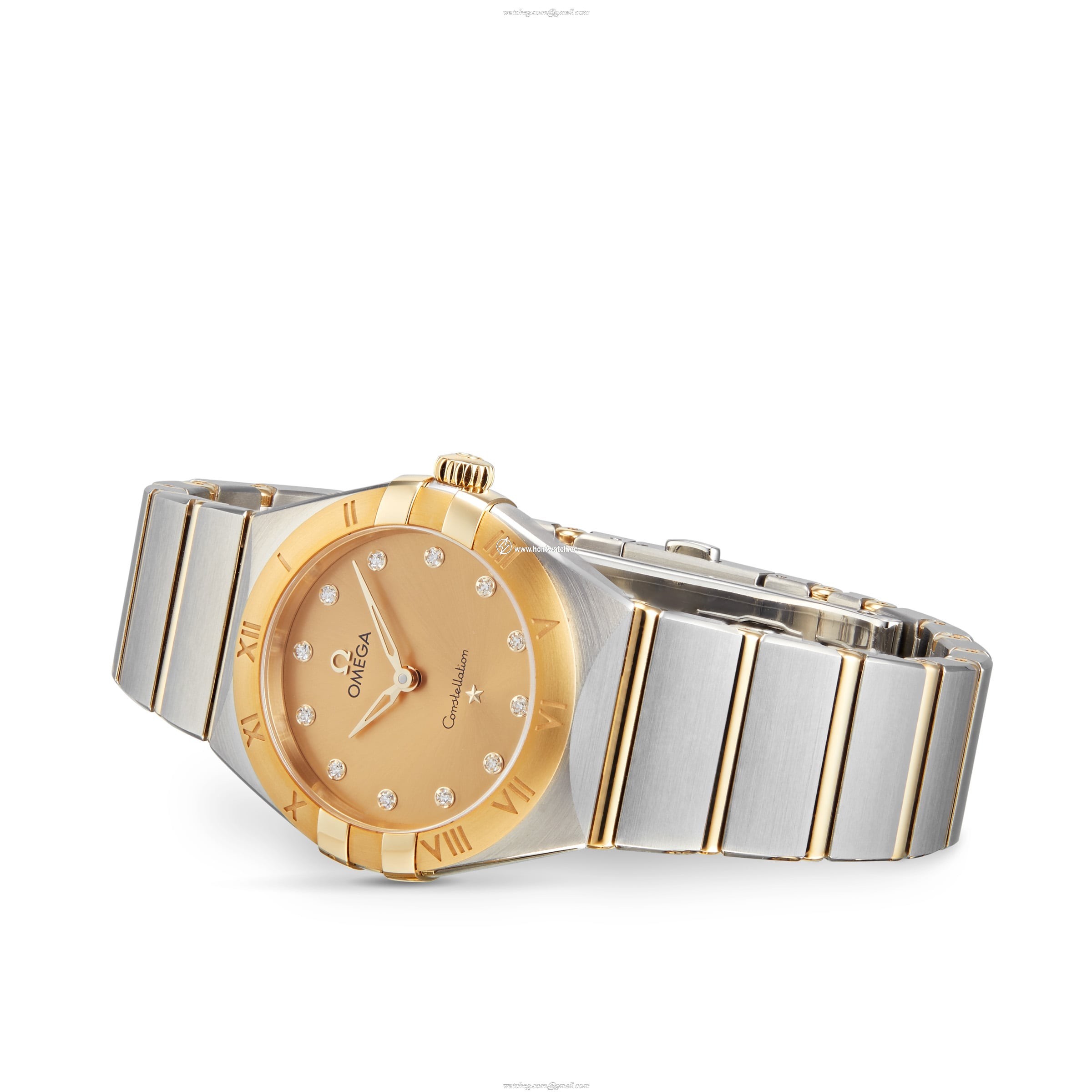 Omega Constellation Champagne Dial Diamond Watch - Stainless Steel Quartz - Image 2