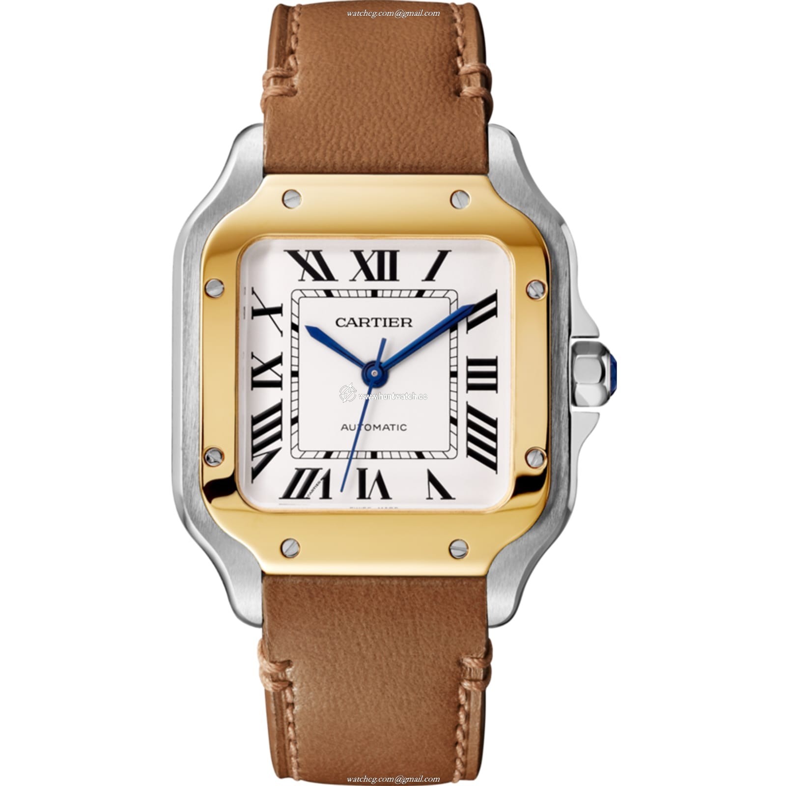 Cartier Santos de Cartier W2SA0016 | 35mm Steel & Yellow Gold Automatic Watch - Image 2