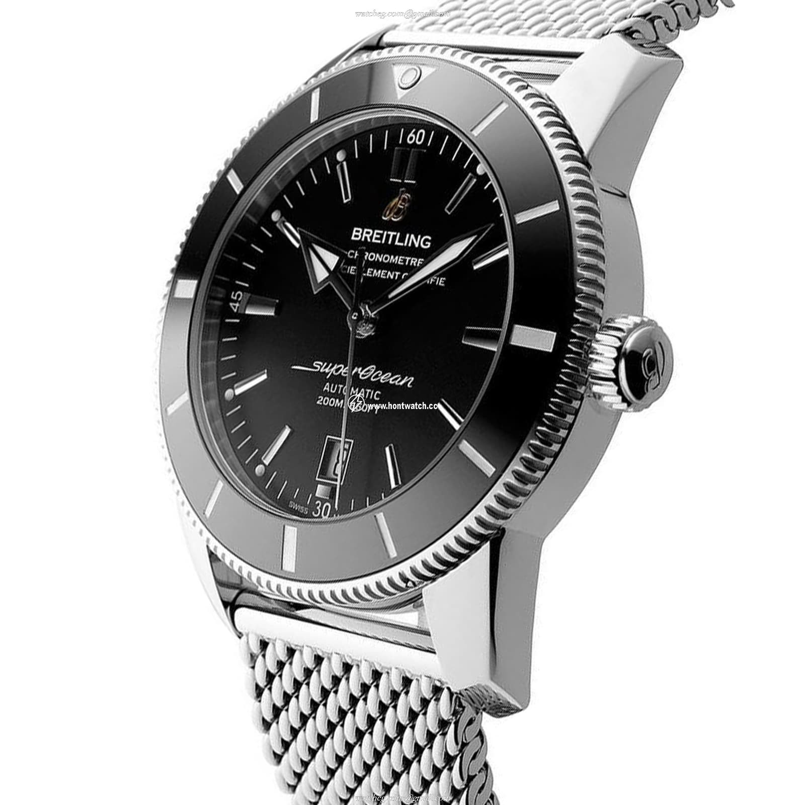Breitling Superocean Heritage 46mm Automatic Black Dial - Stainless Steel - Image 2