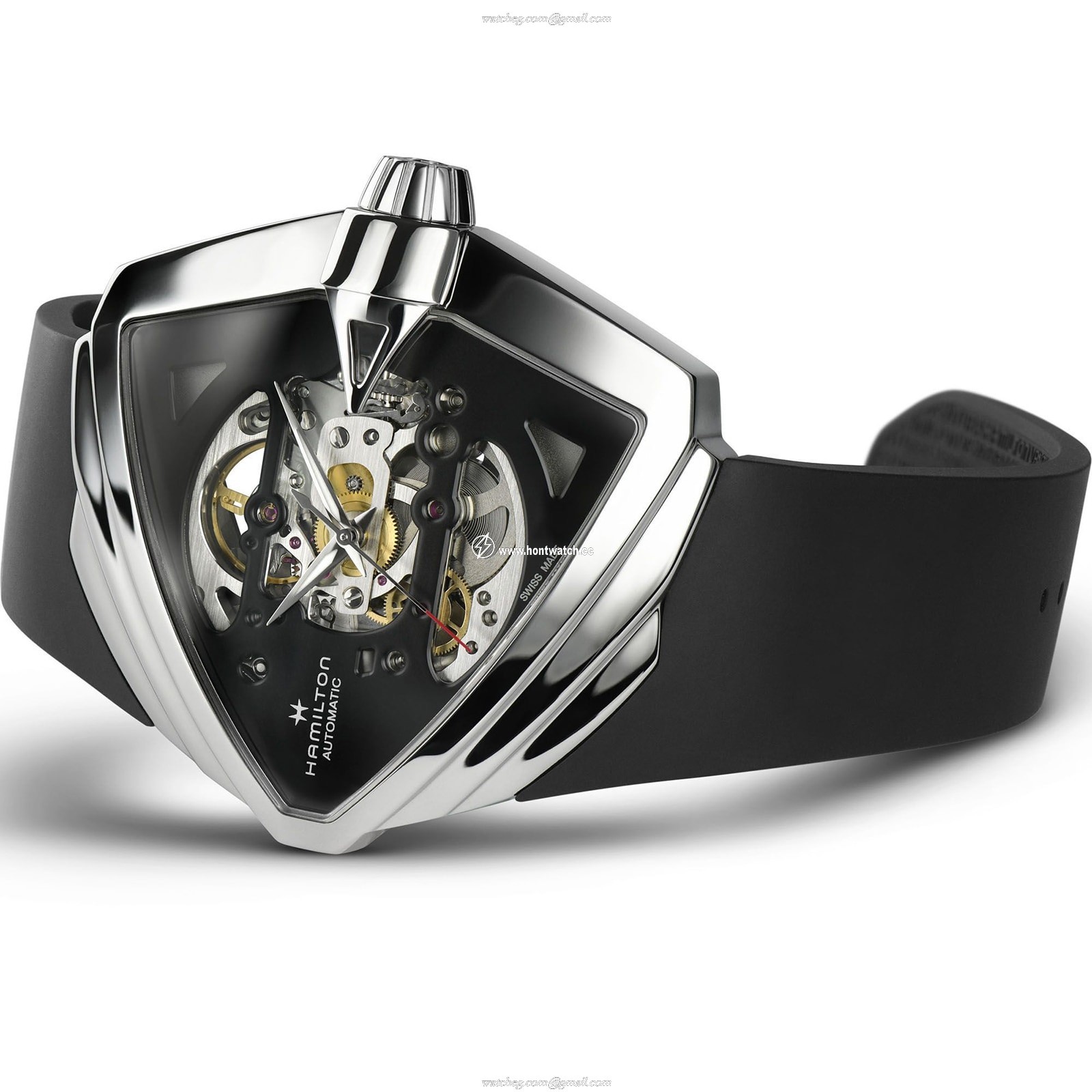 Hamilton Ventura H24625330 Automatic - Black Dial - 46mm Stainless Steel - Image 2