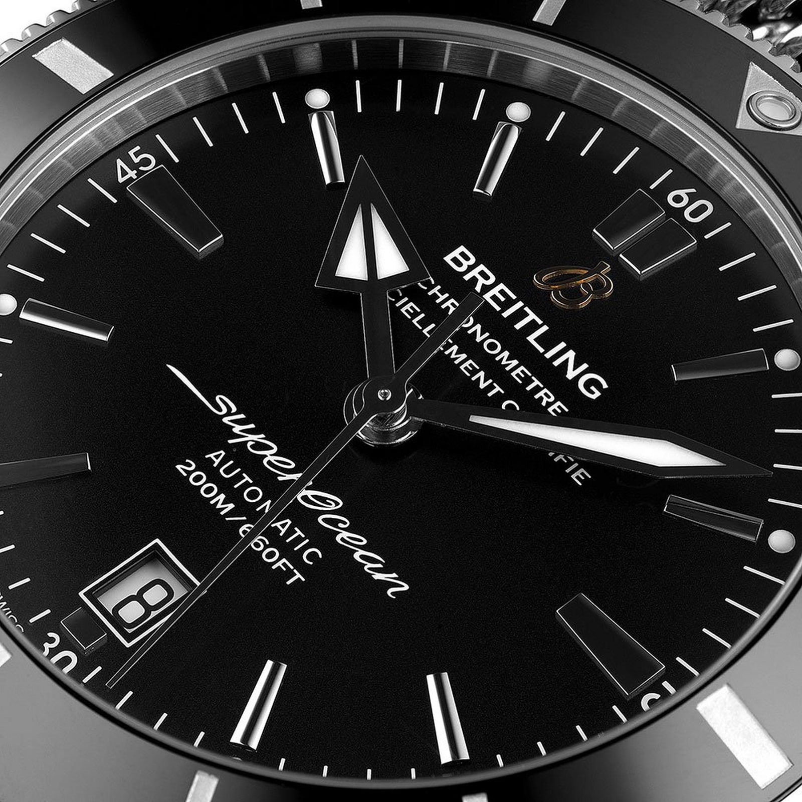 Breitling Superocean Heritage 46mm Automatic Black Dial - Stainless Steel - Image 3