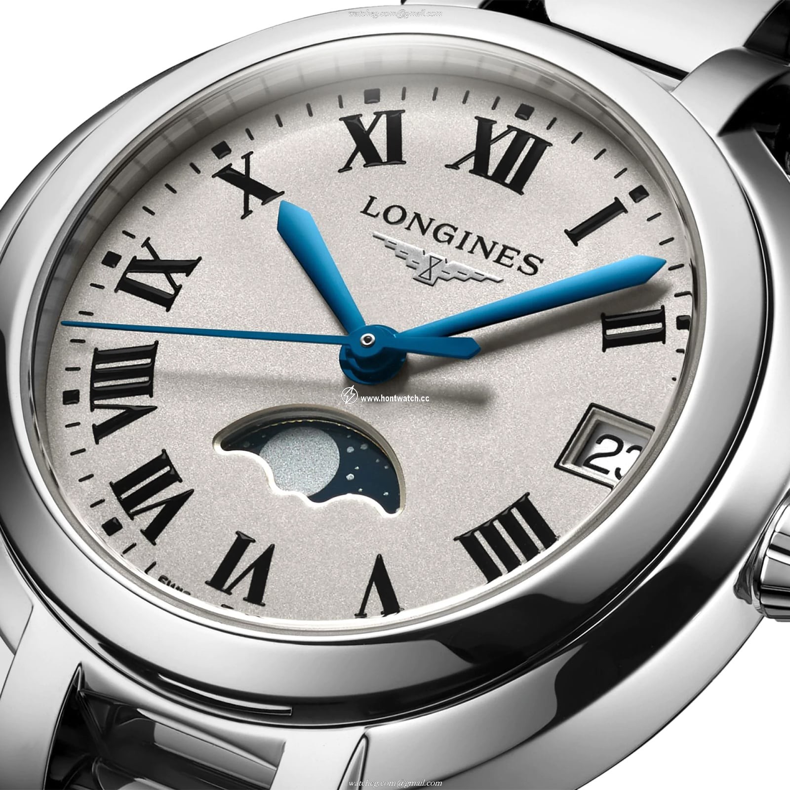 Longines Prima Luna L81154716 | Quartz Silver Watch | Stainless Steel - Image 2