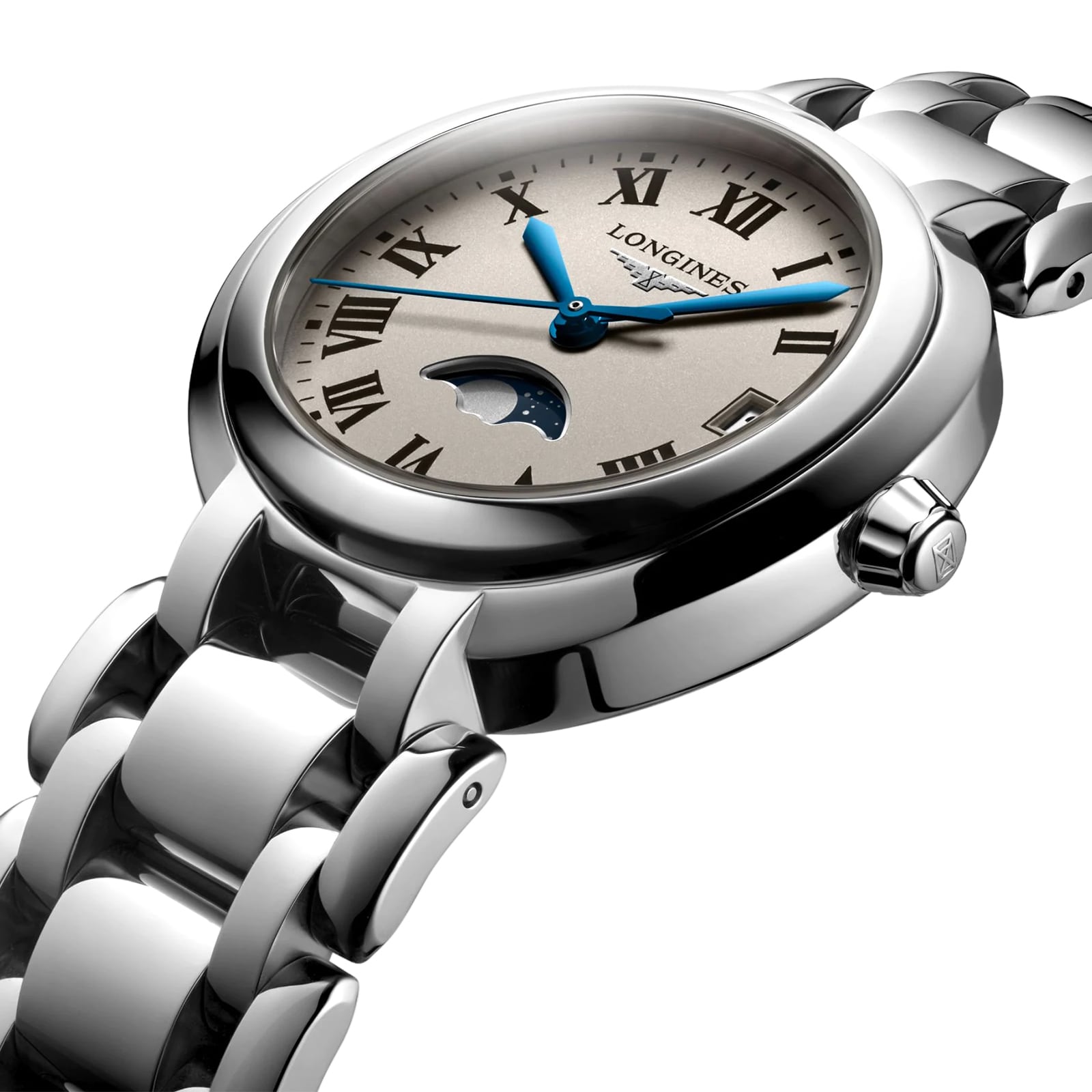 Longines Prima Luna L81154716 | Quartz Silver Watch | Stainless Steel - Image 3