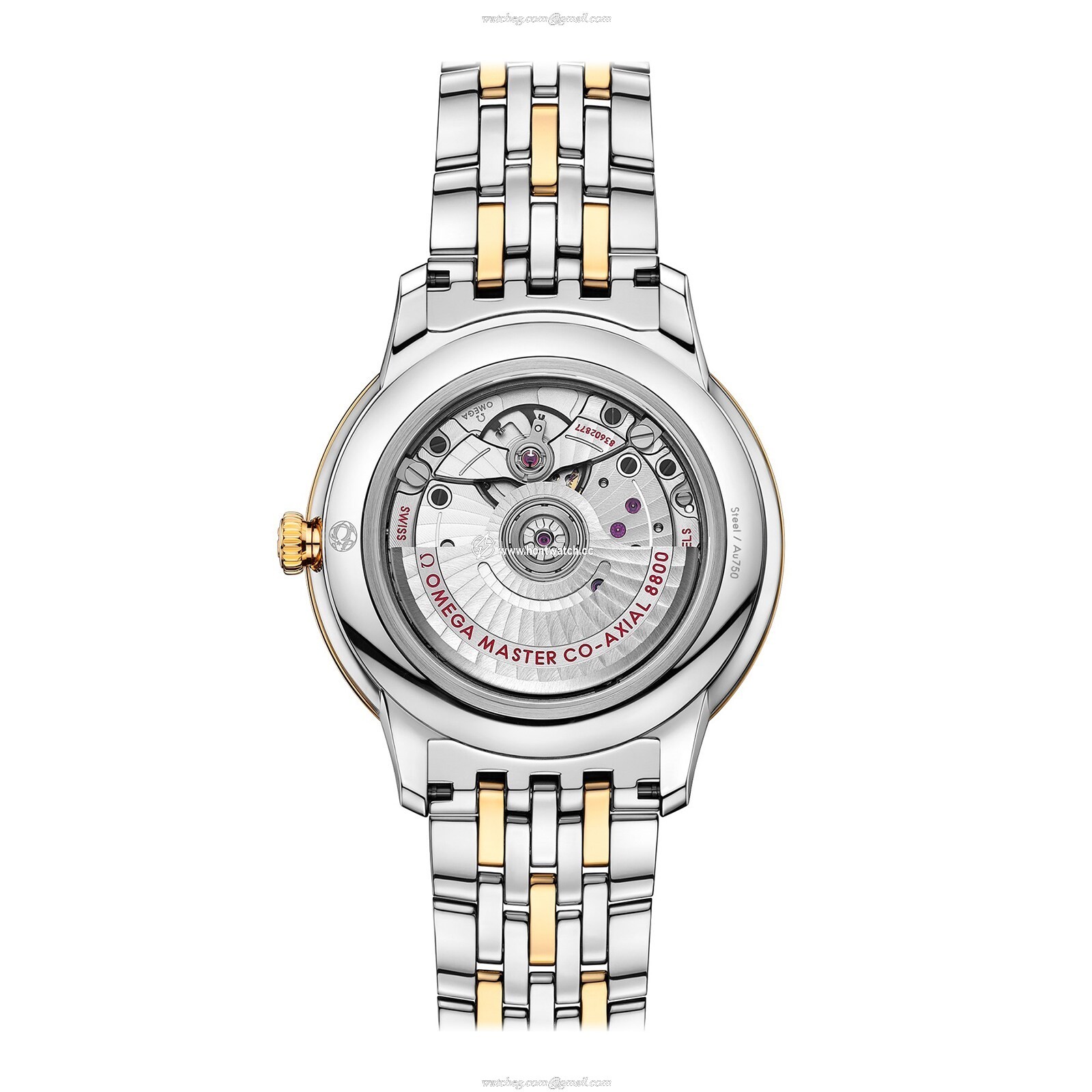 Omega De Ville Prestige Automatic Watch - 40mm Silver Dial - Steel & Gold - Image 2