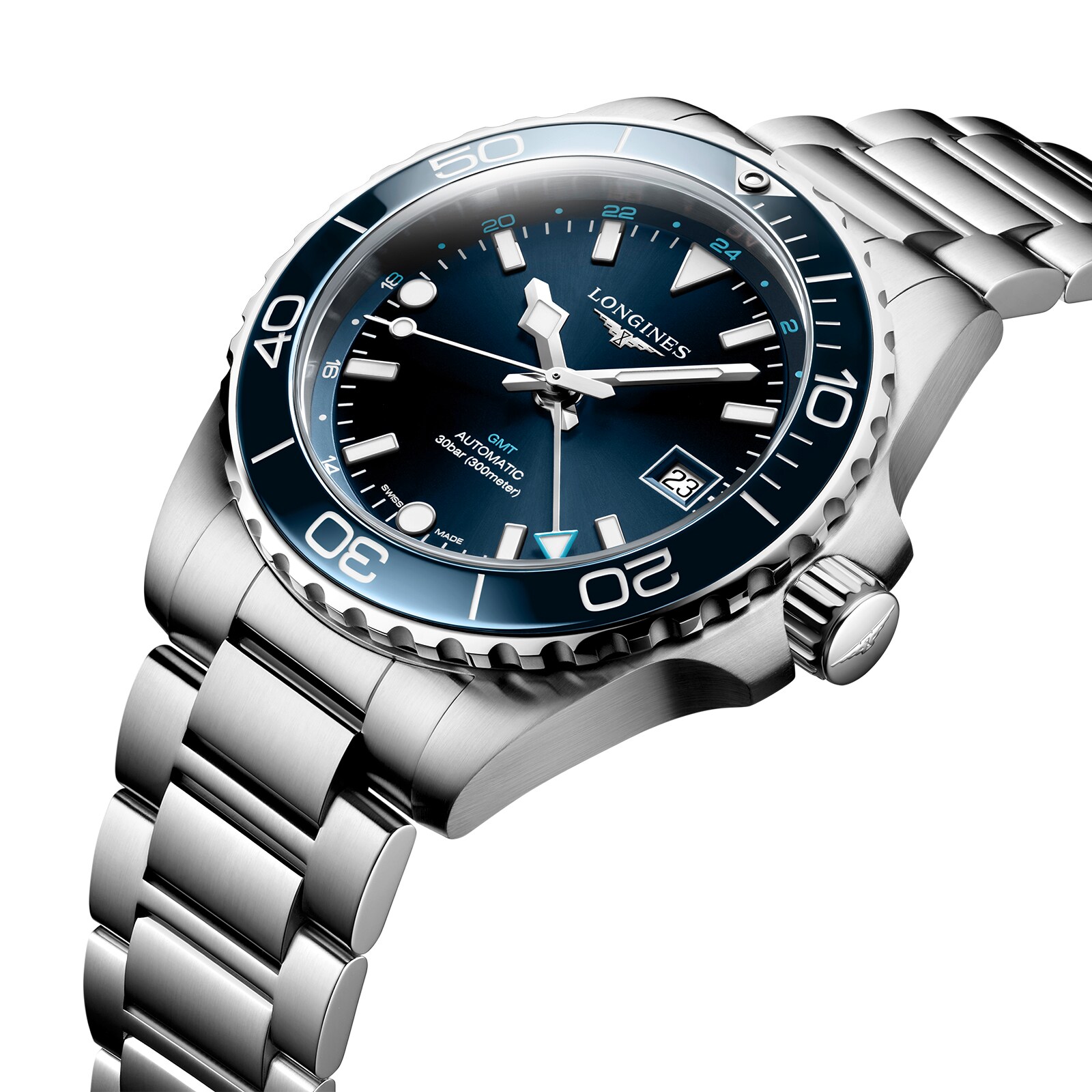 Longines HydroConquest L37904966 | 41mm Blue Automatic Watch | 300M Water Resistant - Image 3
