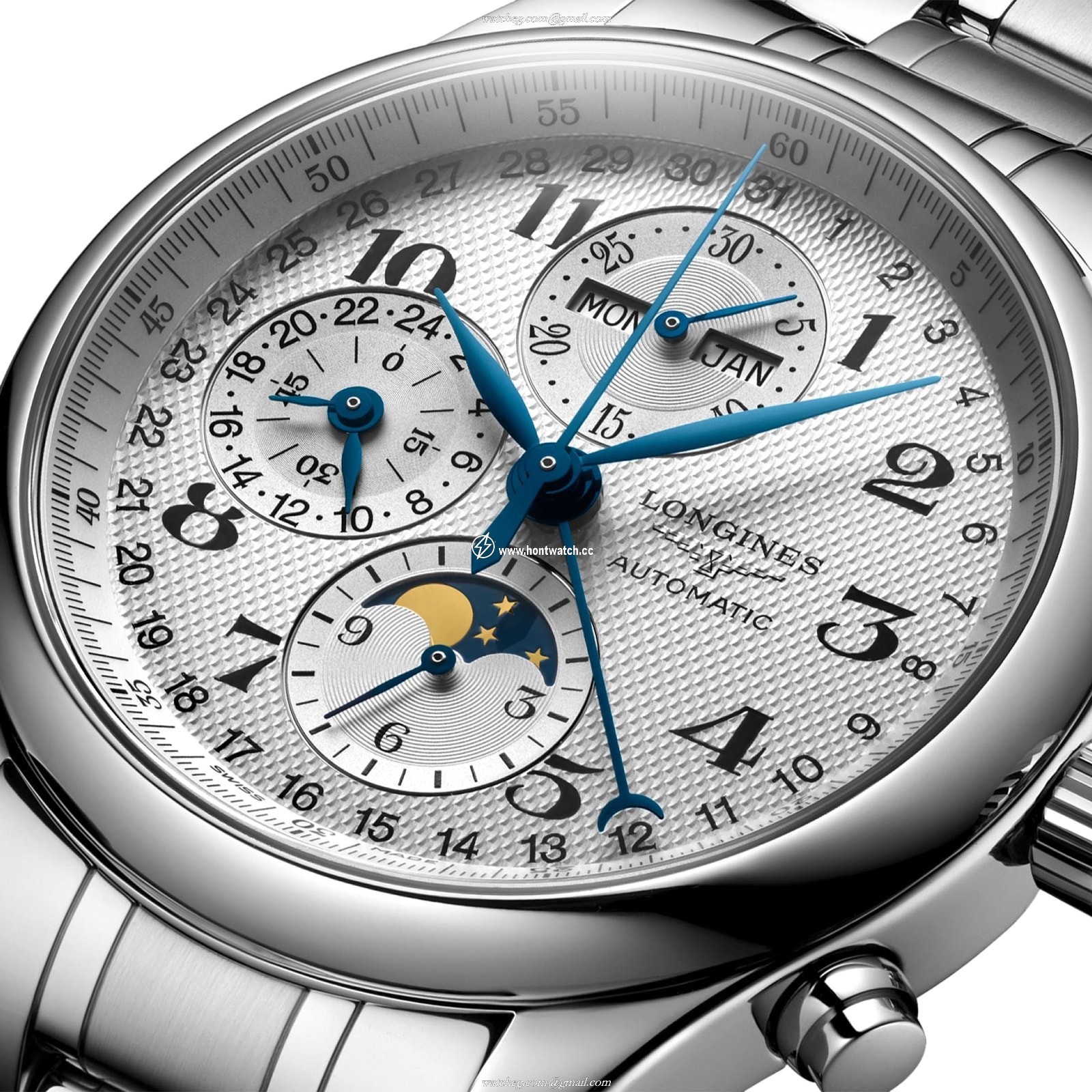 Longines Master Collection L27734786 - 42mm Automatic Silver Dial Watch - Image 2