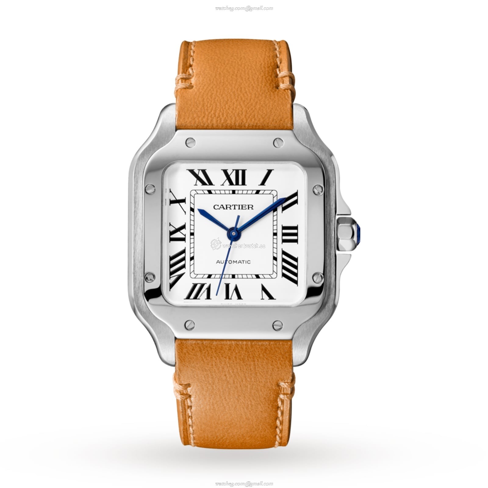 Cartier Santos de Cartier WSSA0029 - 35mm Steel Automatic Watch - Silver Dial - Image 2