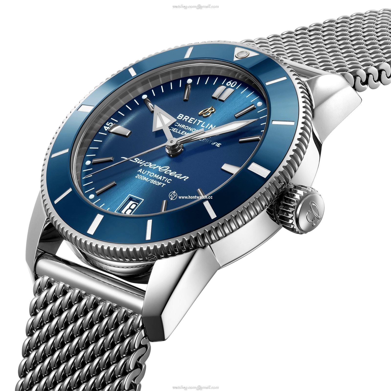 Breitling Superocean Heritage 42mm Automatic Blue Dial - Stainless Steel - Image 2