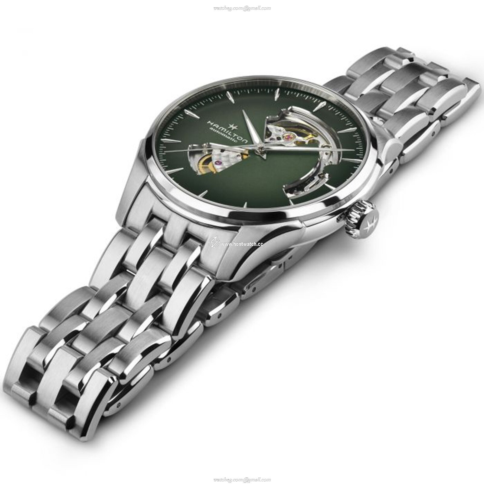 Hamilton Jazzmaster H32675160 Automatic Green Dial - 40mm Stainless Steel - Image 2