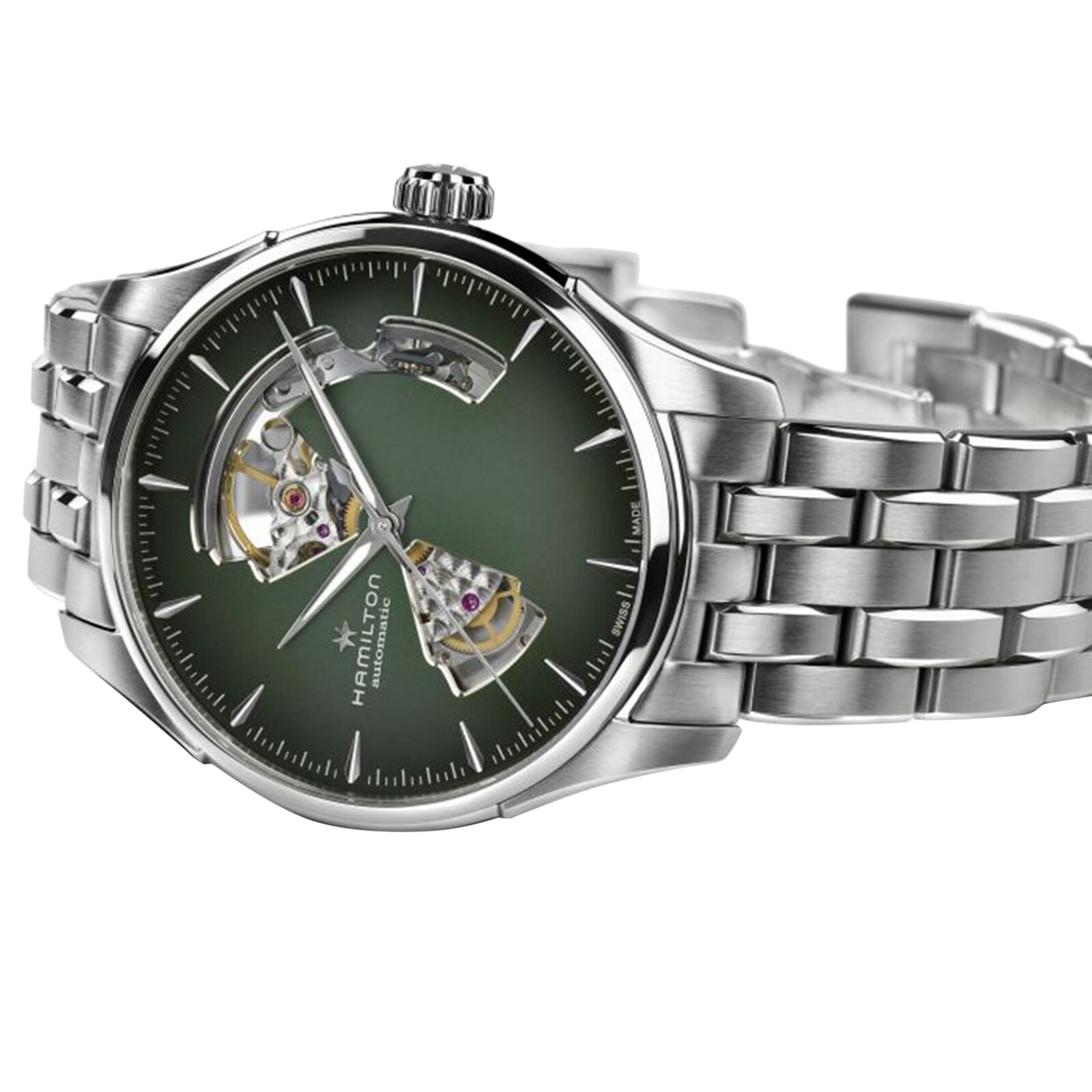 Hamilton Jazzmaster H32675160 Automatic Green Dial - 40mm Stainless Steel - Image 3