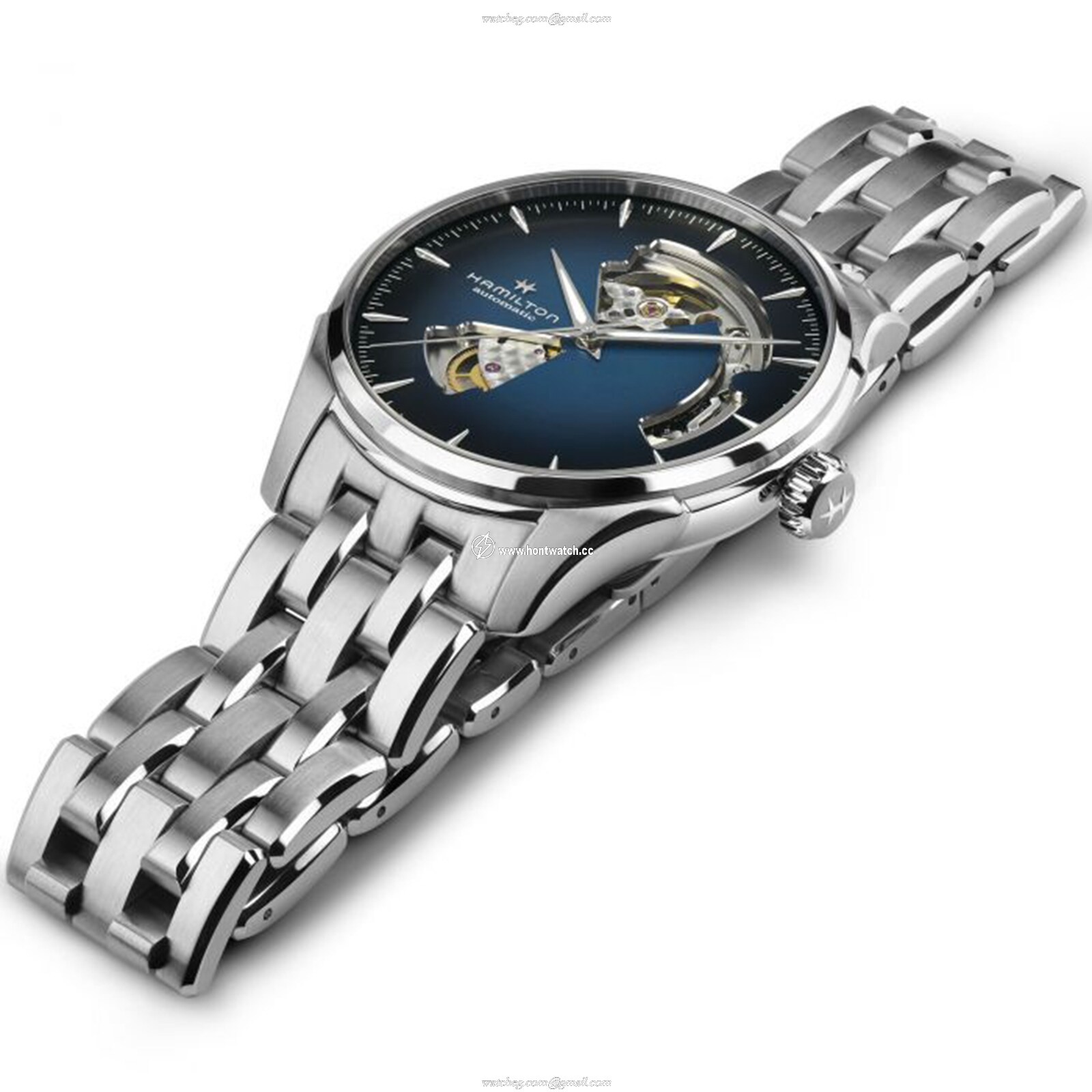 Hamilton Jazzmaster H32675140 Automatic Blue Dial - 40mm Stainless Steel Watch - Image 2