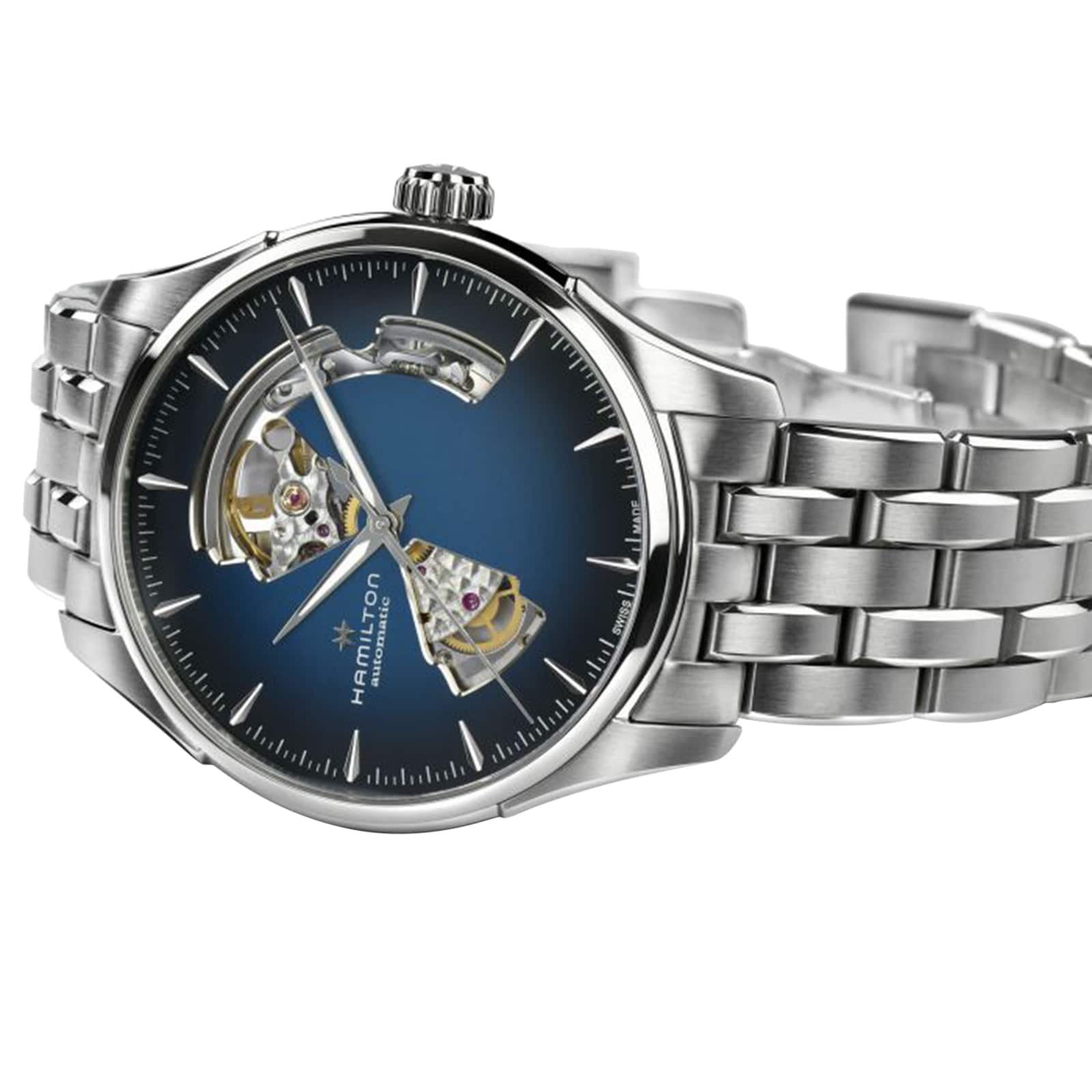 Hamilton Jazzmaster H32675140 Automatic Blue Dial - 40mm Stainless Steel Watch - Image 3