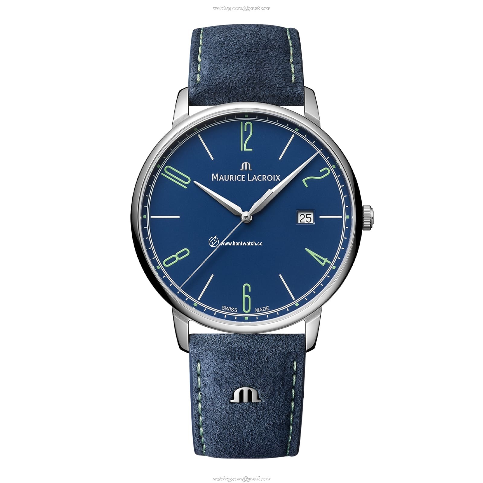 Maurice Lacroix Eliros EL1118-SS00E-420-C | 40mm Blue Dial | Quartz Watch - Image 2