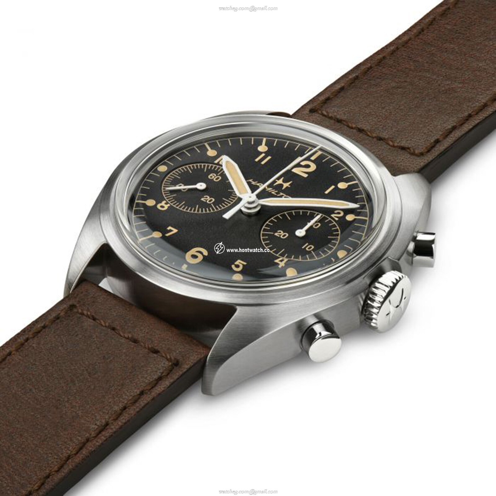 Hamilton Khaki Aviation H76409530 | 40mm Black Dial | Manual Winding Watch - Image 2