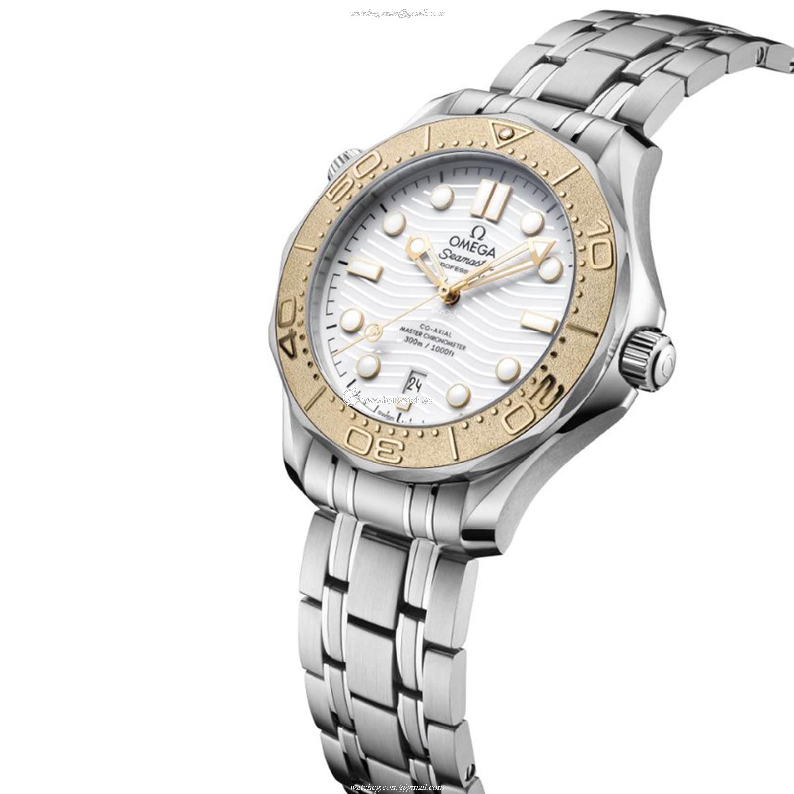 Omega Seamaster Diver 300M 42mm Automatic White Dial Steel Watch - Image 2