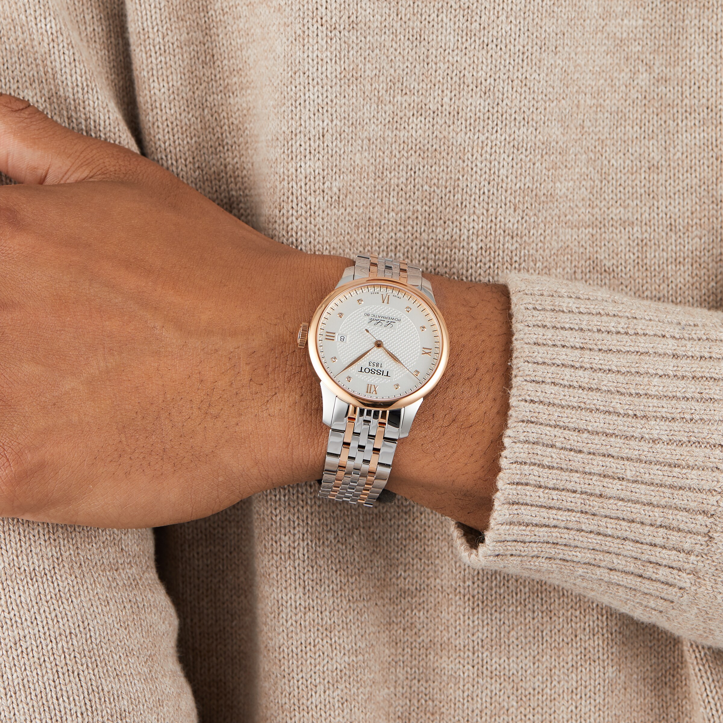Tissot T-Classic Automatic Watch - Silver Dial & Diamond Markers | 39mm - Image 3