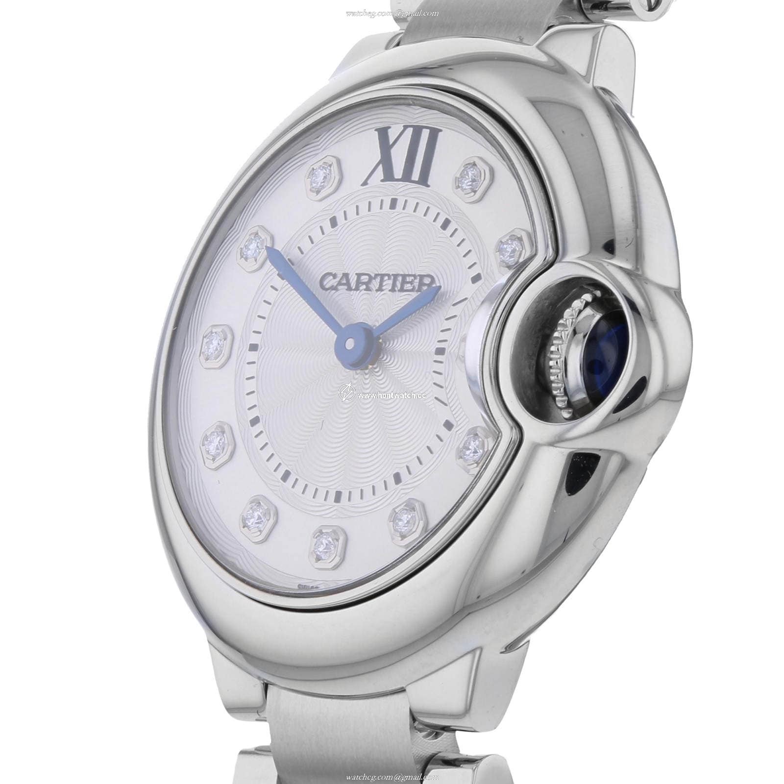 Cartier Ballon Bleu WE902073 | 28mm Steel Quartz Watch | Silver Dial - Image 2