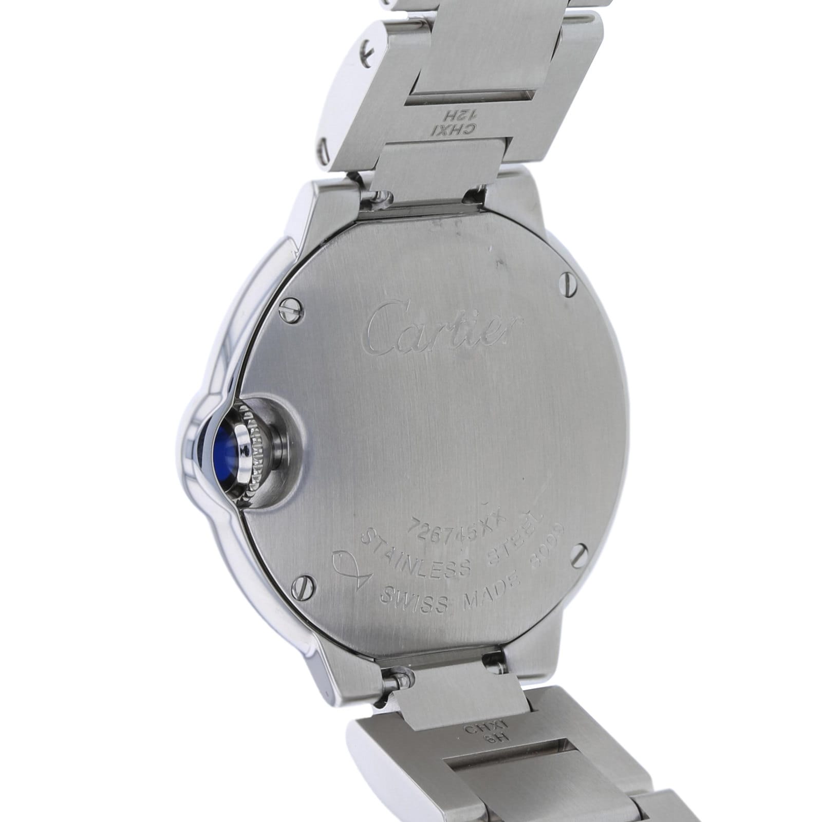 Cartier Ballon Bleu WE902073 | 28mm Steel Quartz Watch | Silver Dial - Image 4