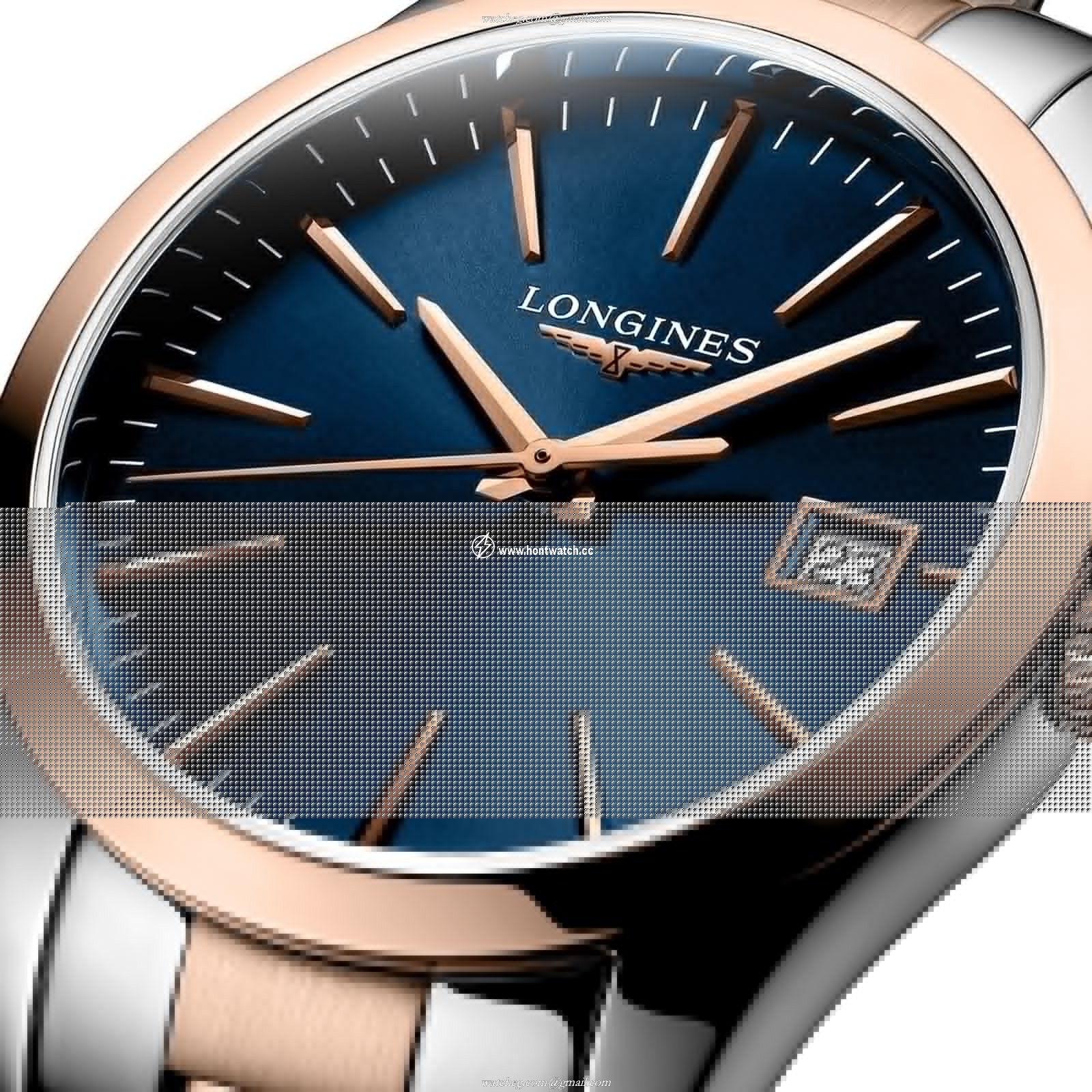 Longines Conquest L23863927 | 34mm Blue Dial | Stainless Steel Quartz Watch - Image 2