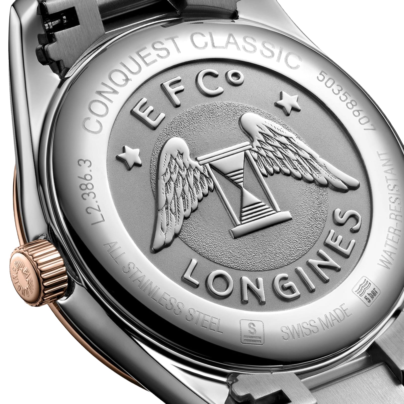 Longines Conquest L23863927 | 34mm Blue Dial | Stainless Steel Quartz Watch - Image 4