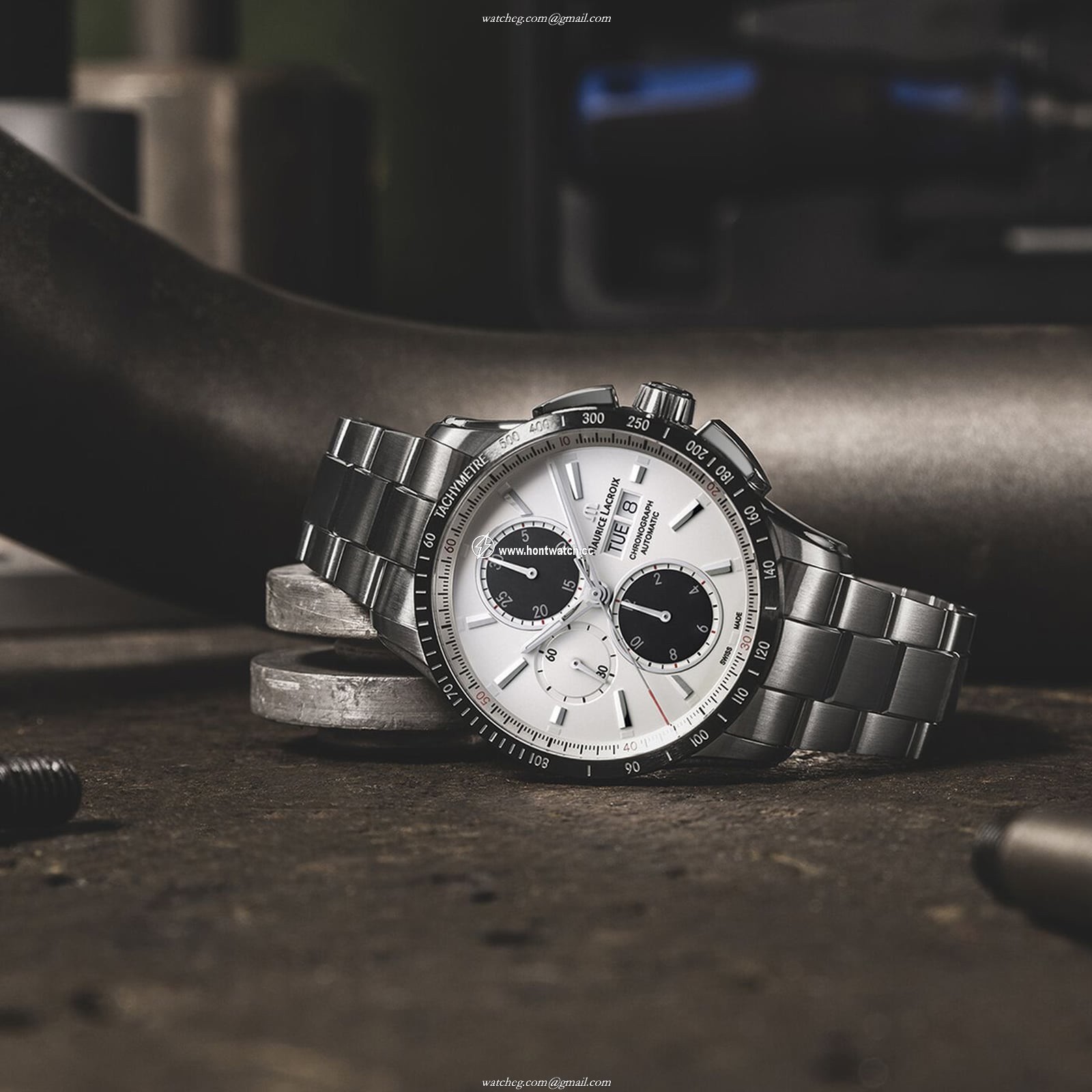 Maurice Lacroix Pontos PT6038 Automatic Silver Dial - 43mm Stainless Steel - Image 2