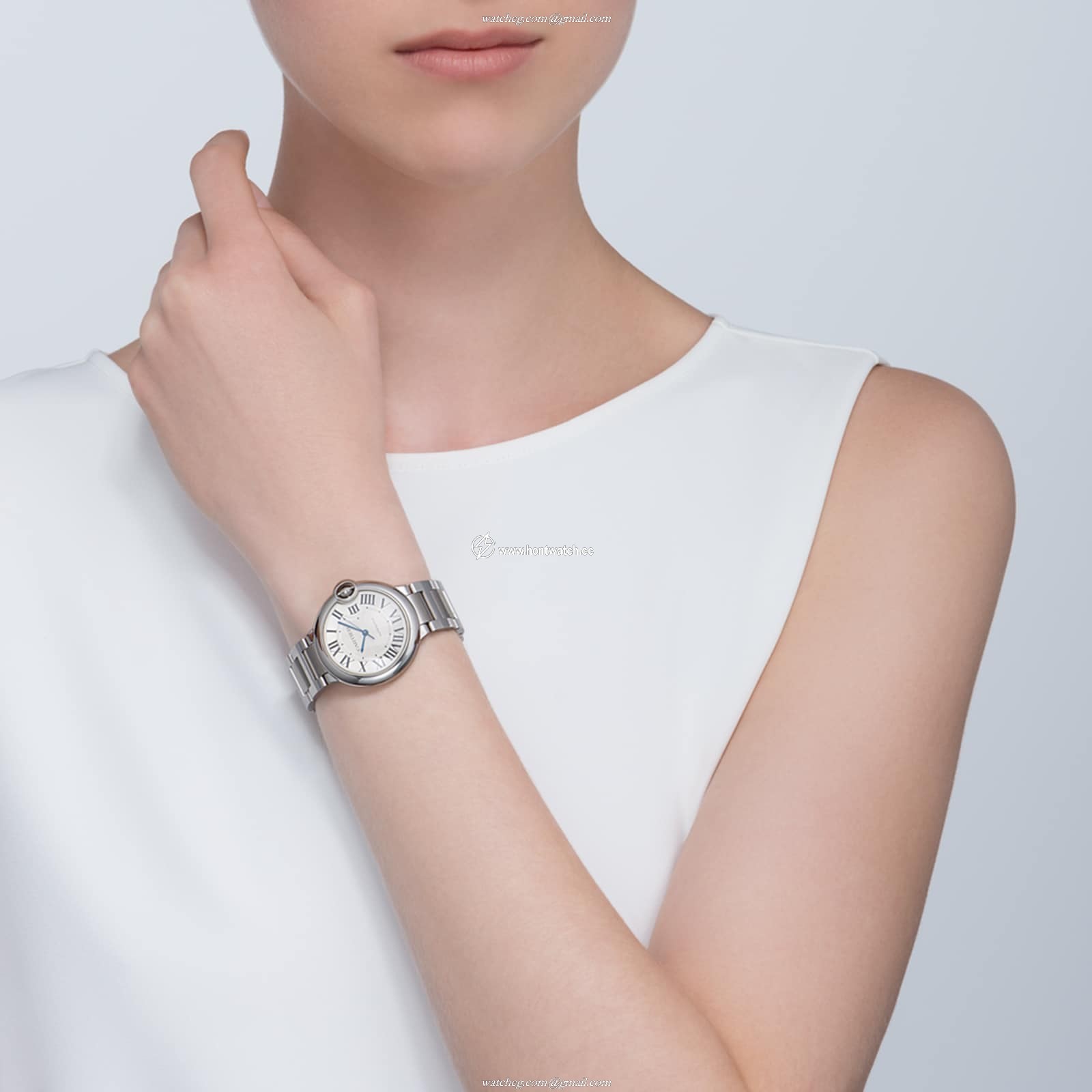 Cartier Ballon Bleu de Cartier 36mm Steel Automatic Watch | Silver Dial - Image 2