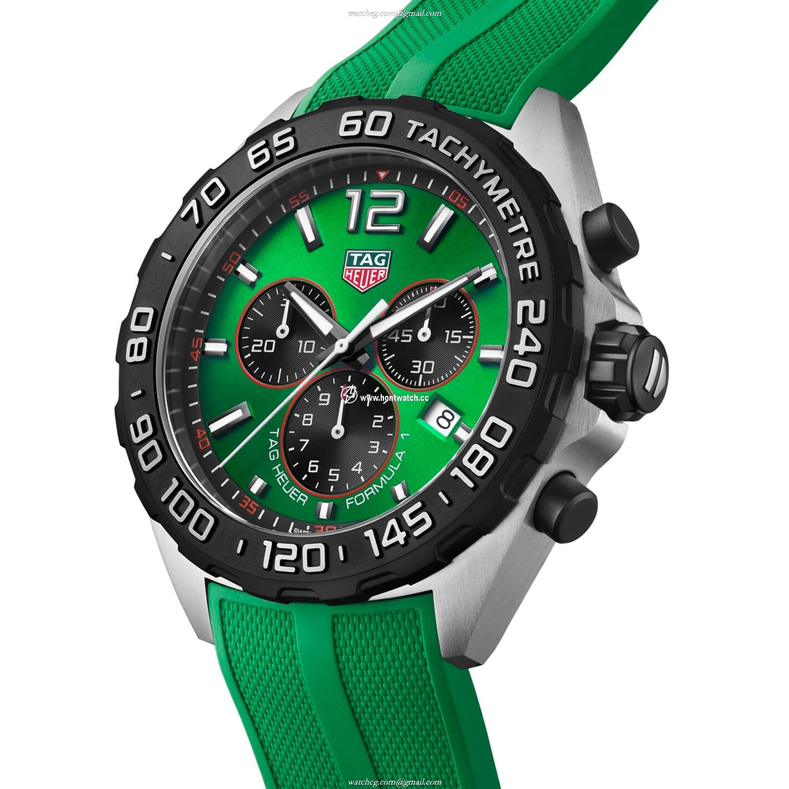 TAG Heuer Formula 1 Green Dial 43mm Stainless Steel Quartz Watch - Image 2