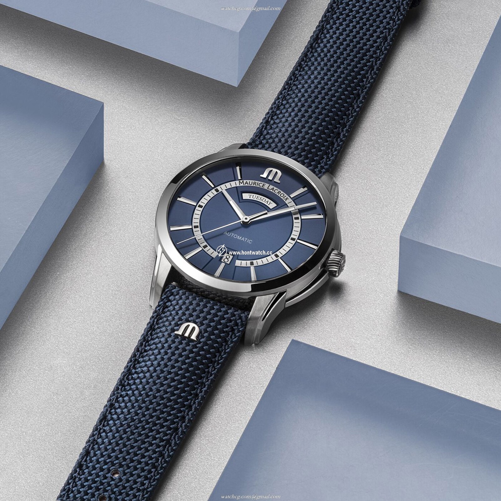Maurice Lacroix Pontos PT6358 Automatic Blue Dial - 40.5mm Stainless Steel - Image 2